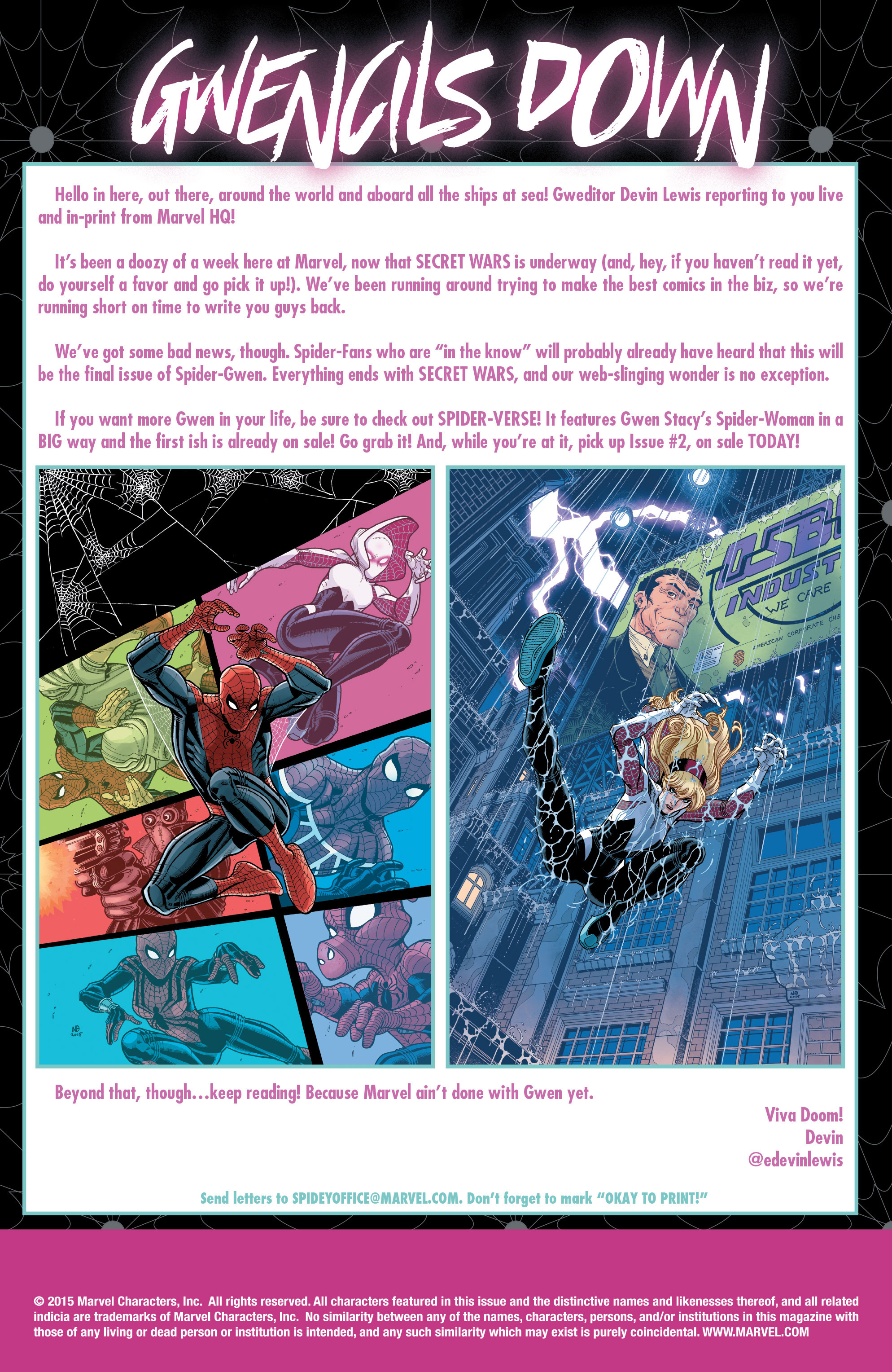 Read online Spider-Gwen [I] comic -  Issue #5 - 22