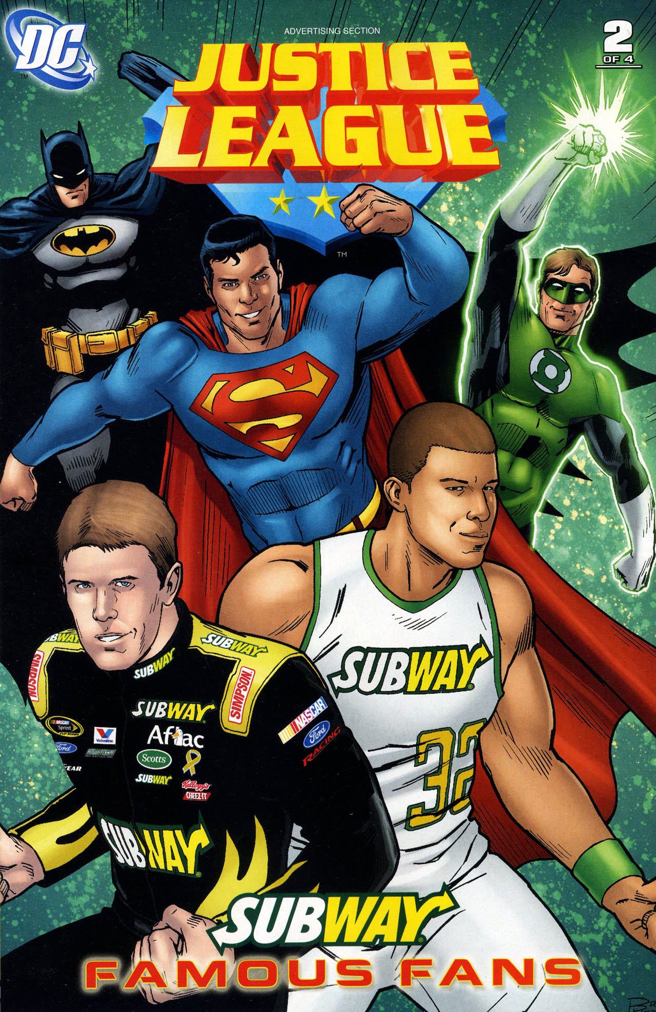 Read online Subway Presents: Justice League comic -  Issue #2 - 1