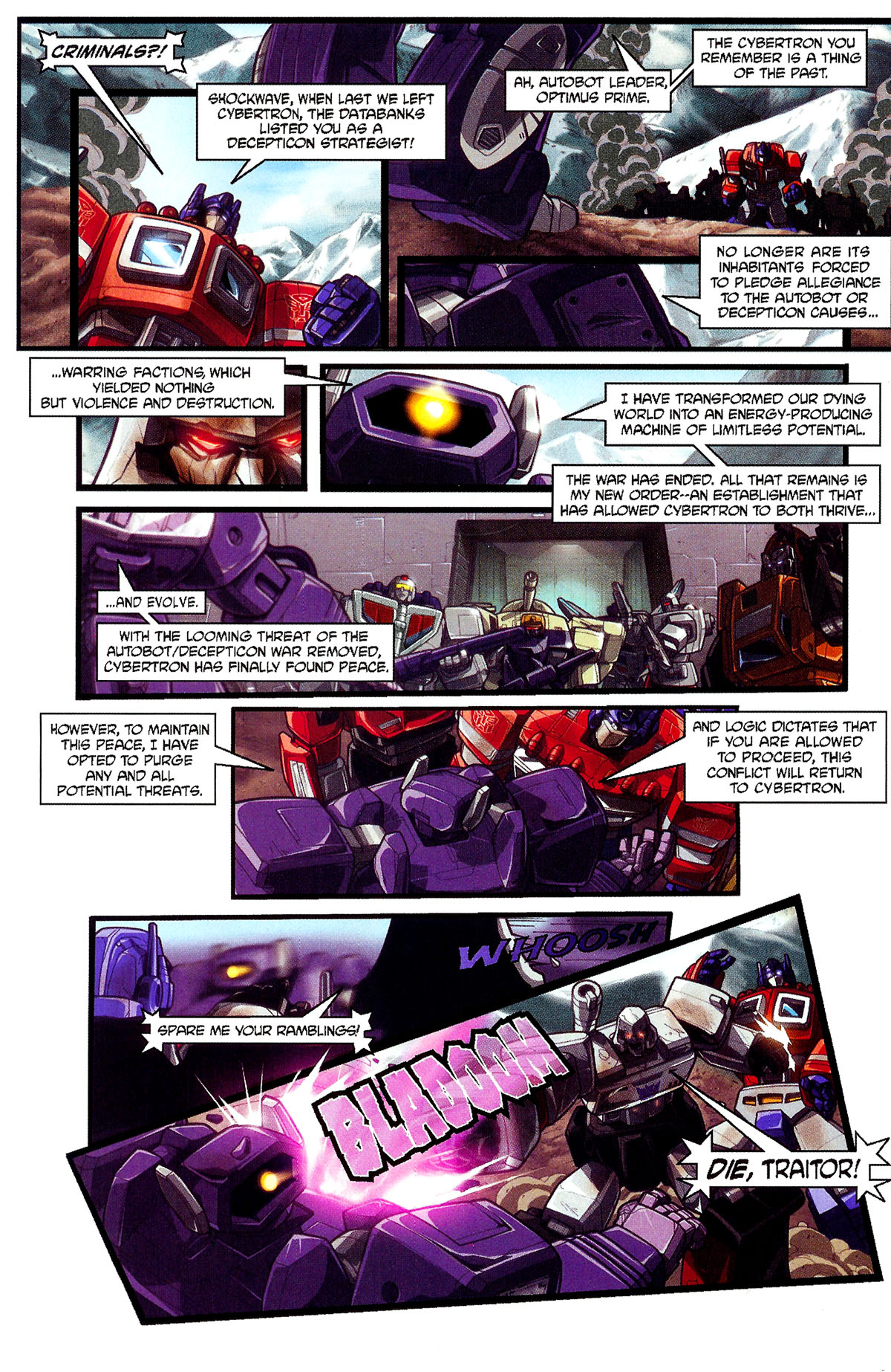 Read online Transformers: Generation 1 (2003) comic -  Issue #1 - 12