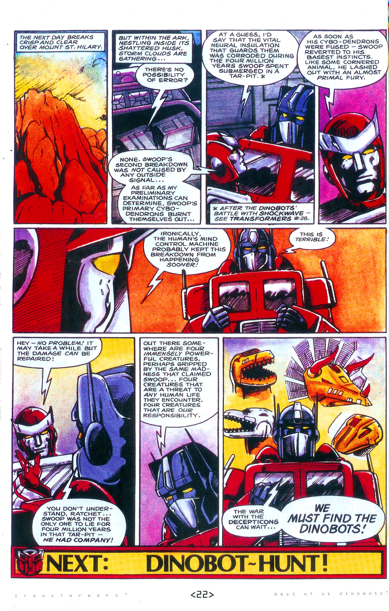 Read online The Transformers: Best of UK: Dinobots comic -  Issue #1 - 25