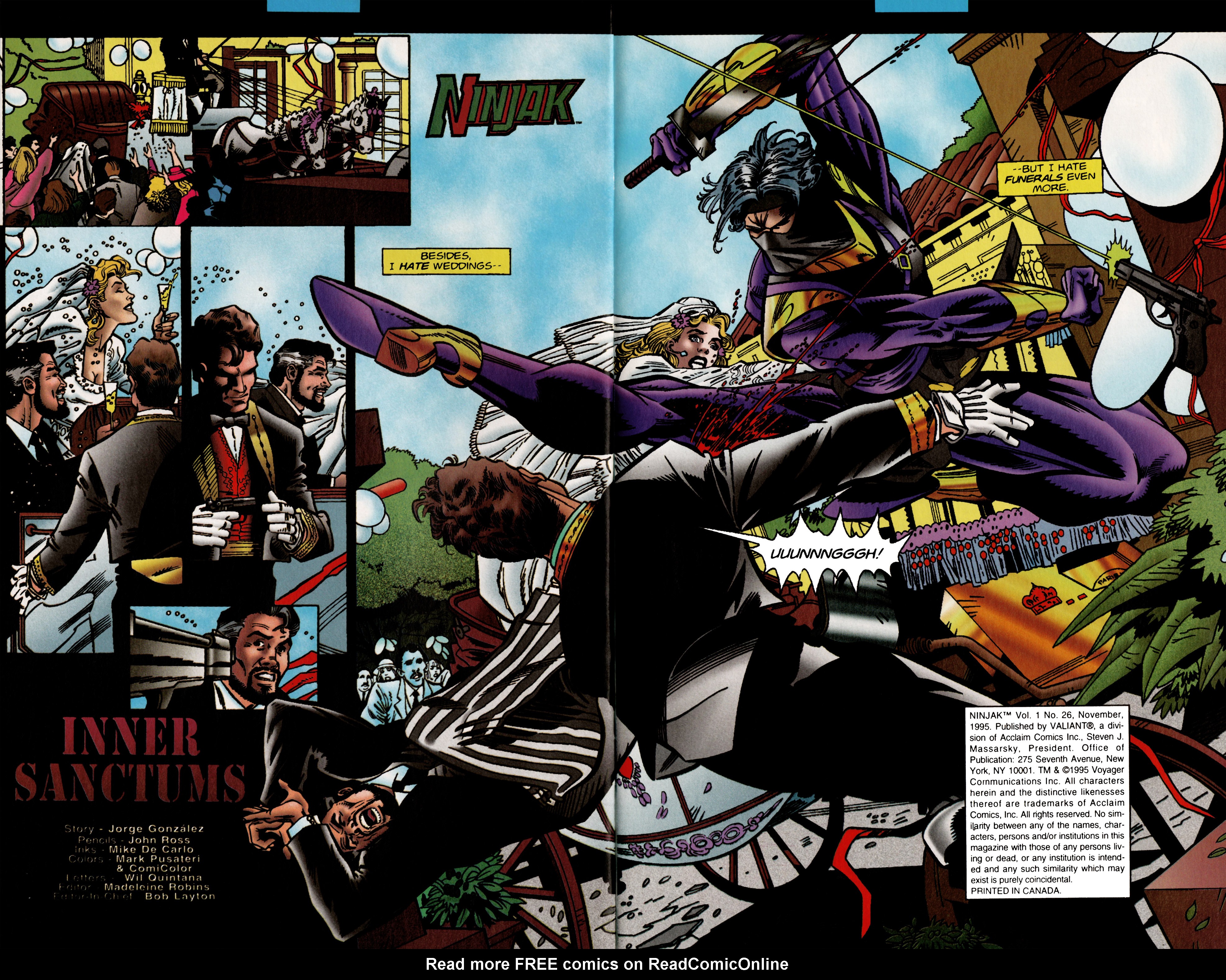 Read online Ninjak (1994) comic -  Issue #26 - 3