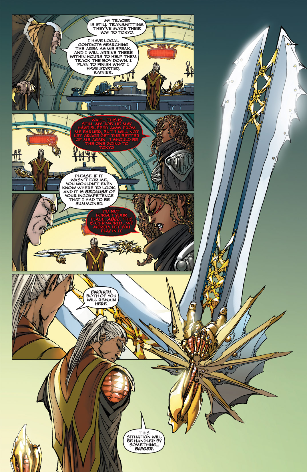 Read online Michael Turner's Soulfire (2003) comic -  Issue #6 - 10