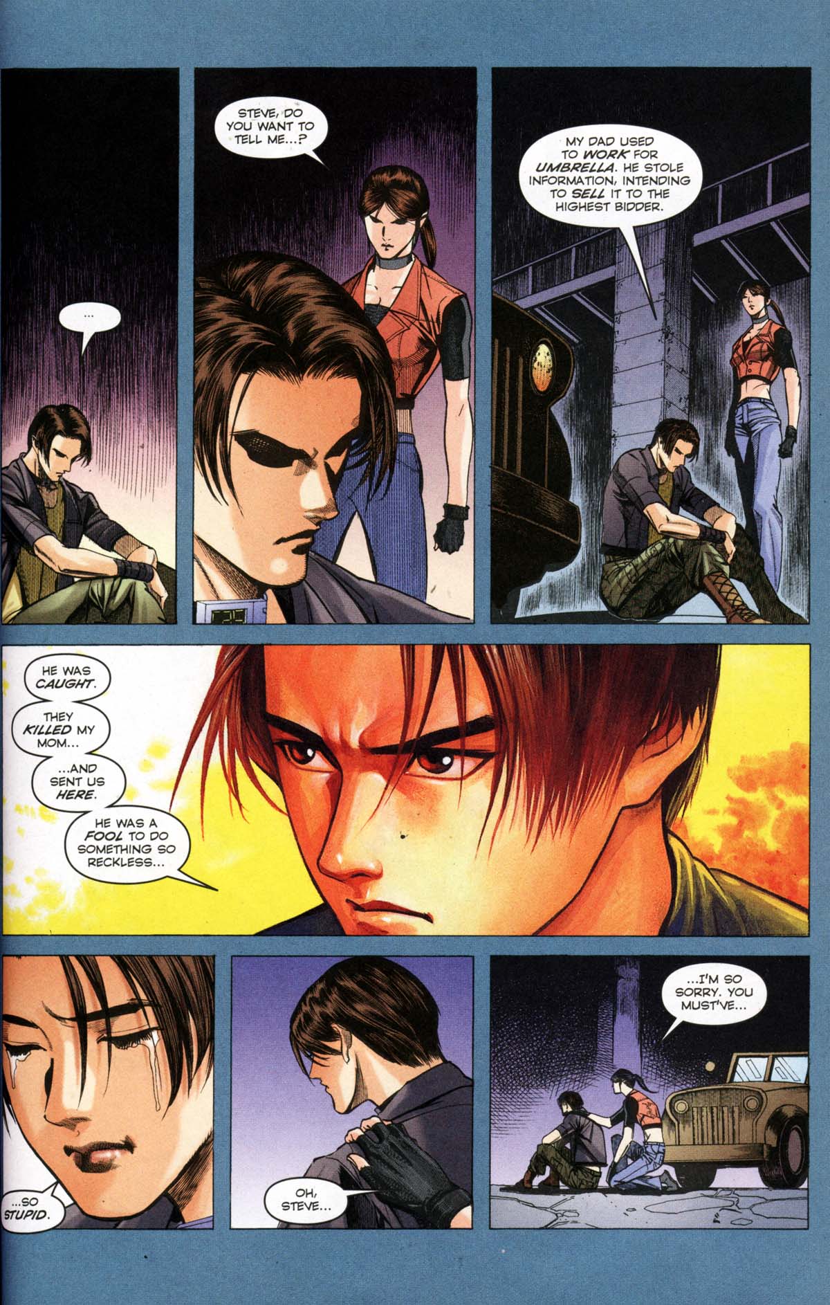 Read online Resident Evil Code: Veronica comic -  Issue #1 - 119