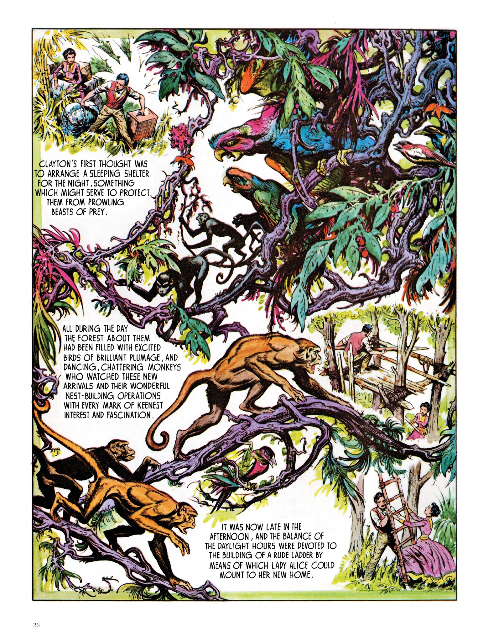 Read online Edgar Rice Burroughs' Tarzan: Burne Hogarth's Lord of the Jungle comic -  Issue # TPB - 28