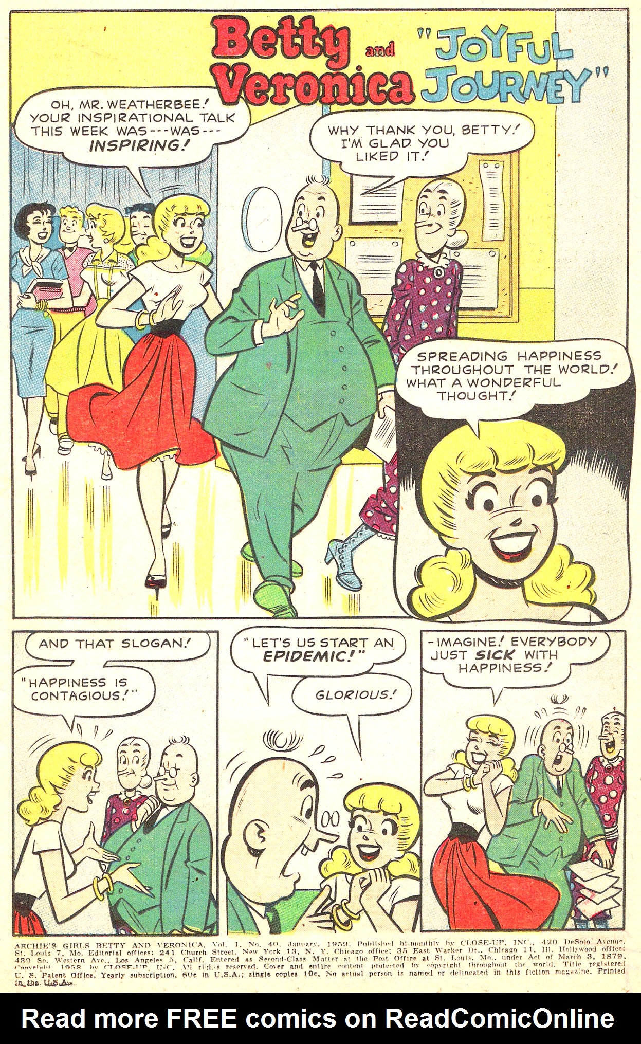 Read online Archie's Girls Betty and Veronica comic -  Issue #40 - 3