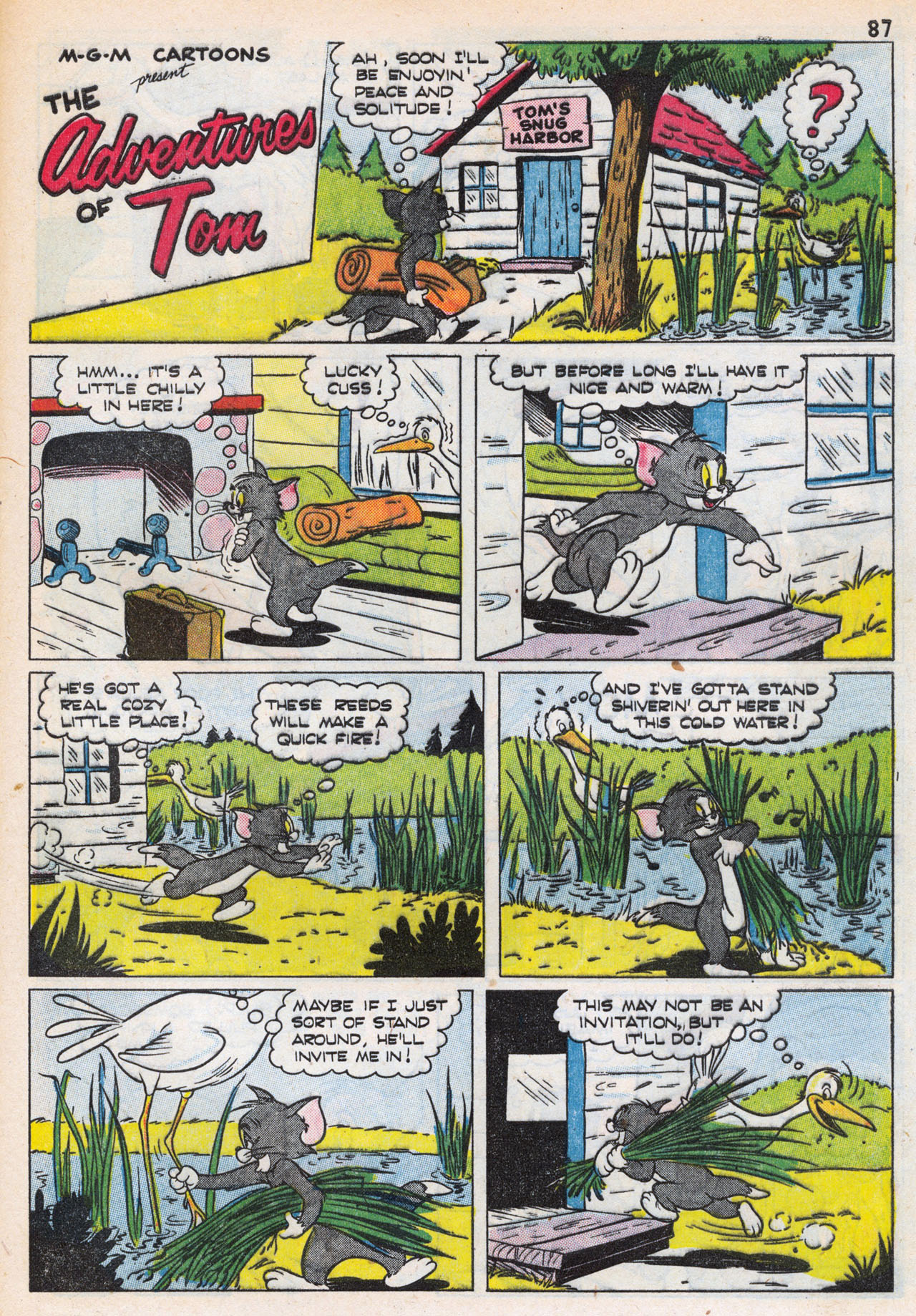 Read online M.G.M.'s Tom and Jerry's Winter Fun comic -  Issue #3 - 90