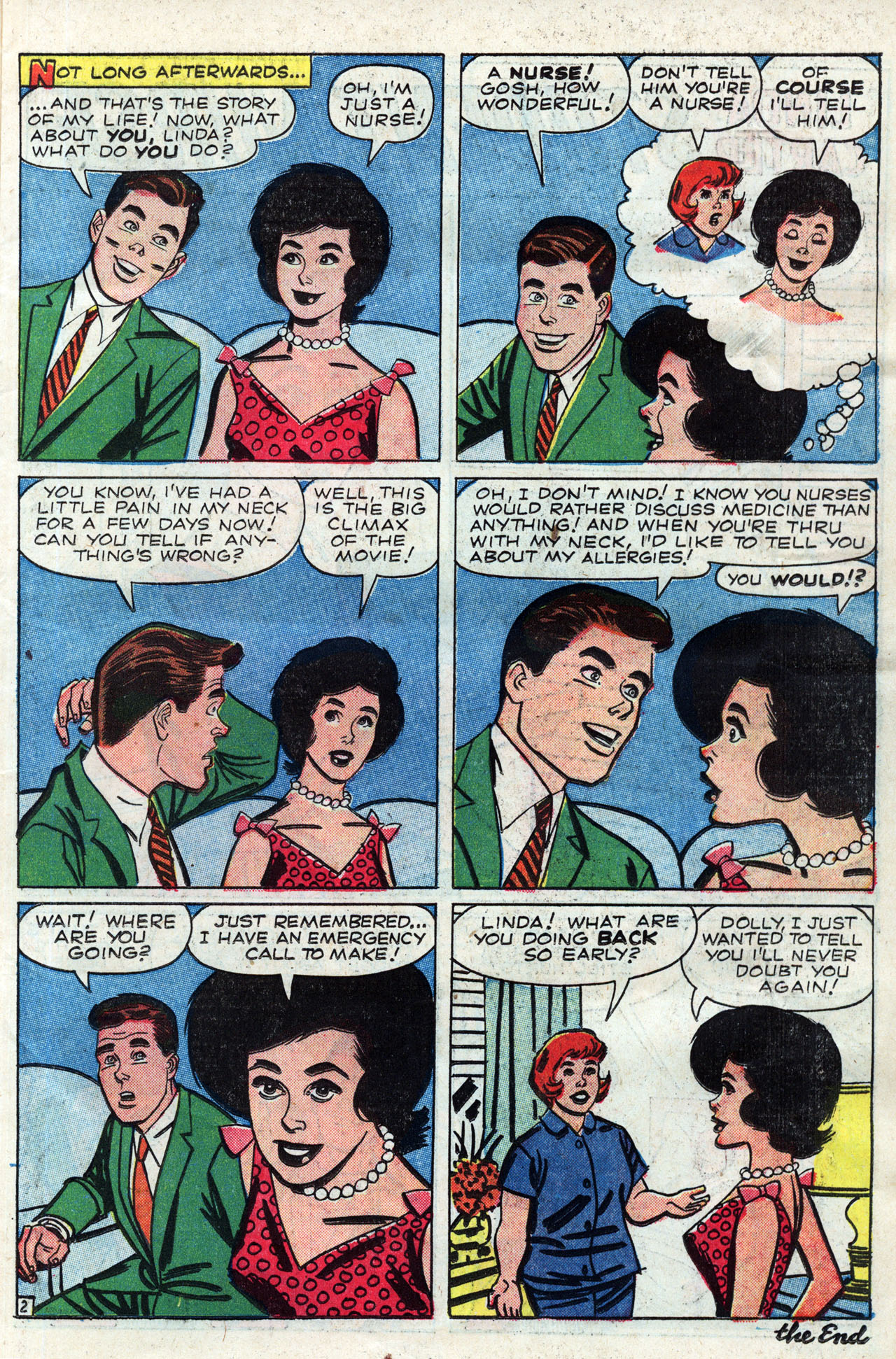 Read online Linda Carter, Student Nurse comic -  Issue #2 - 11
