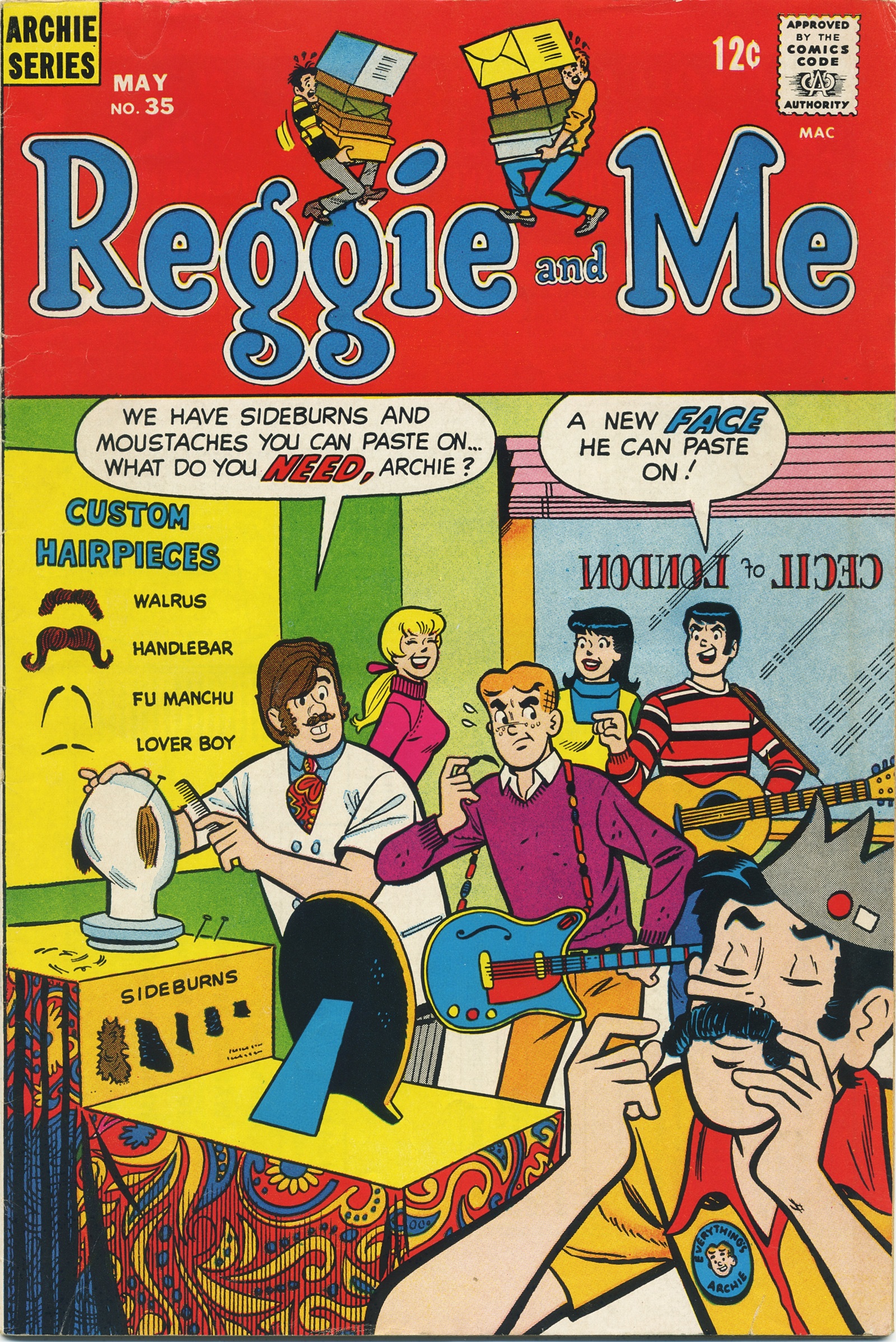 Read online Reggie and Me (1966) comic -  Issue #35 - 1