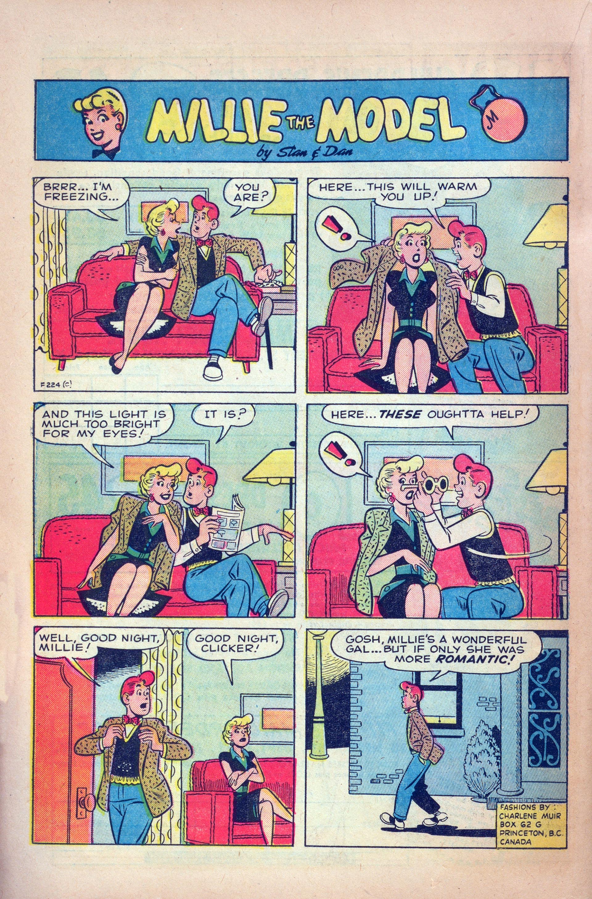 Read online Millie the Model comic -  Issue #58 - 22