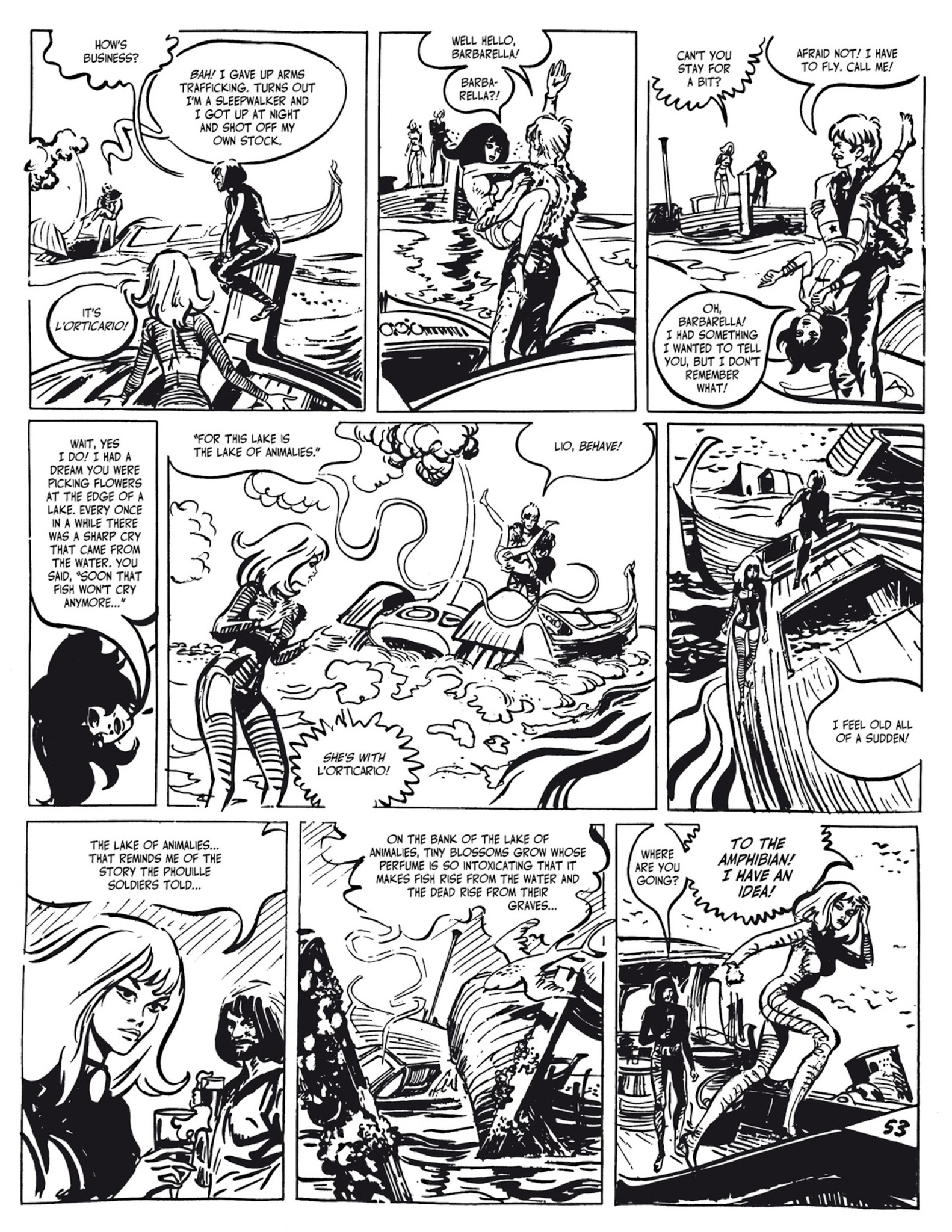 Read online Barbarella and The Wrath of the Minute-Eater comic -  Issue # TPB - 58