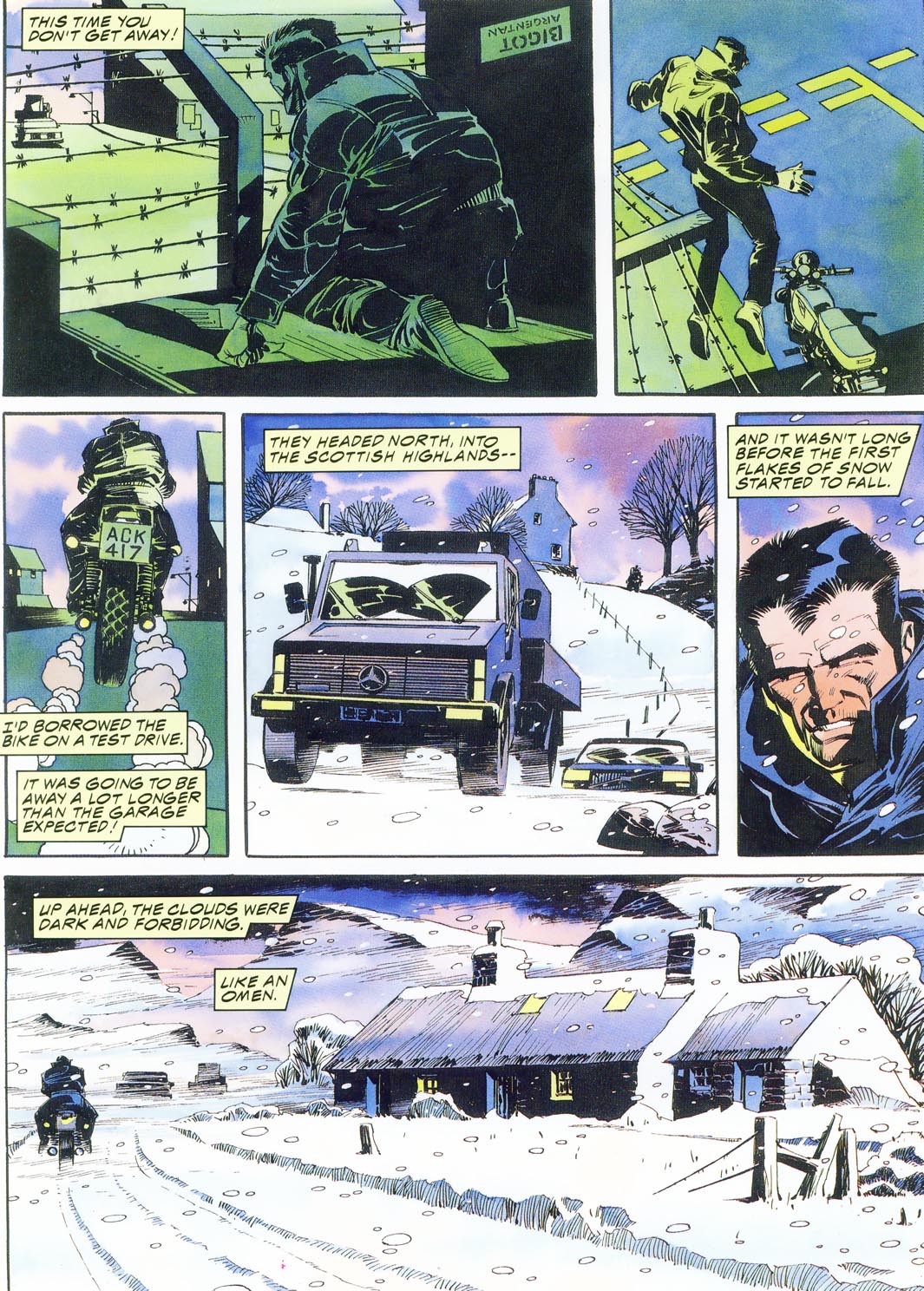 Read online Marvel Graphic Novel comic -  Issue #70 - Punisher - Blood On the Moors - 34