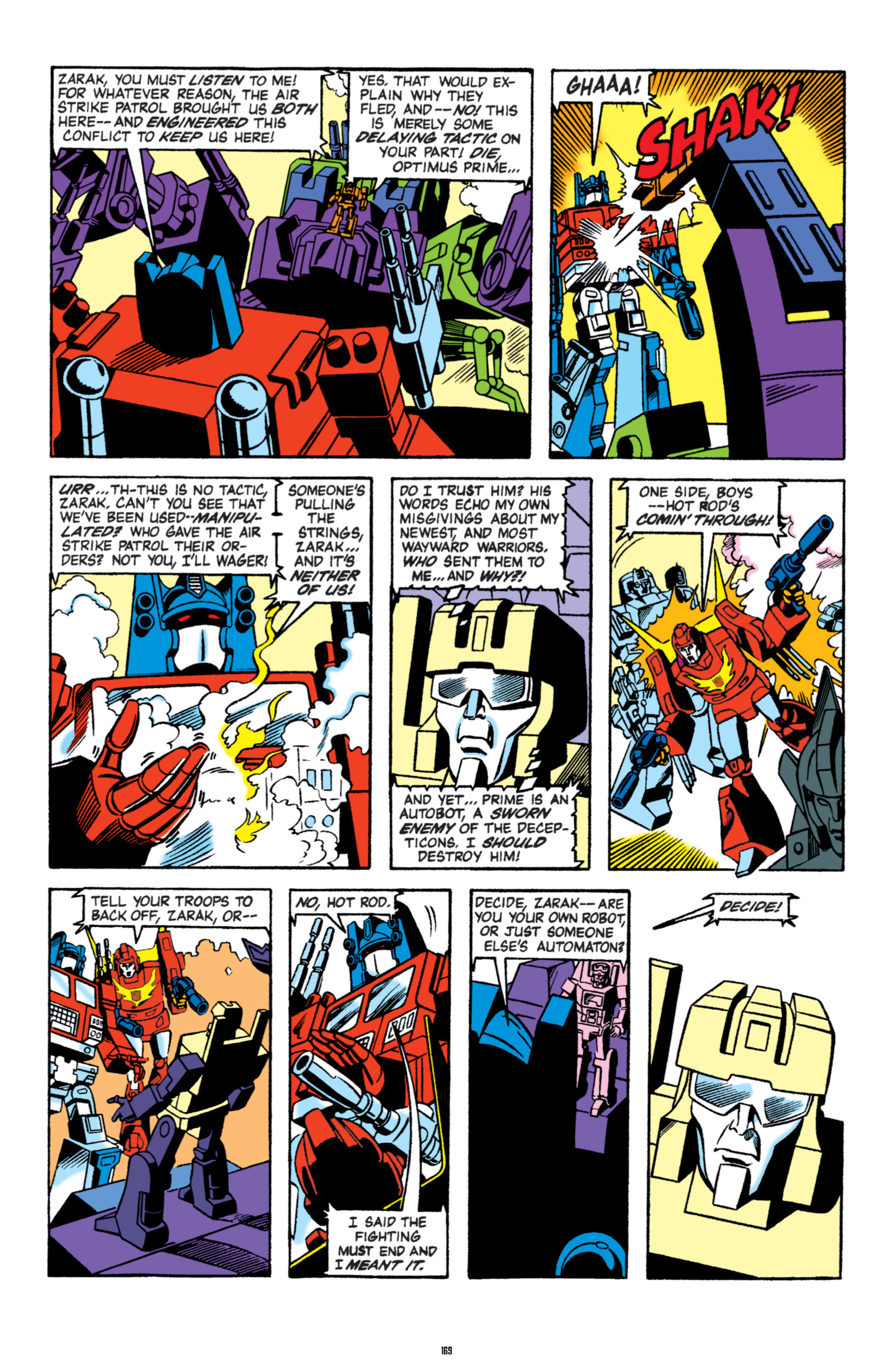 Read online The Transformers Classics comic -  Issue # TPB 5 - 170