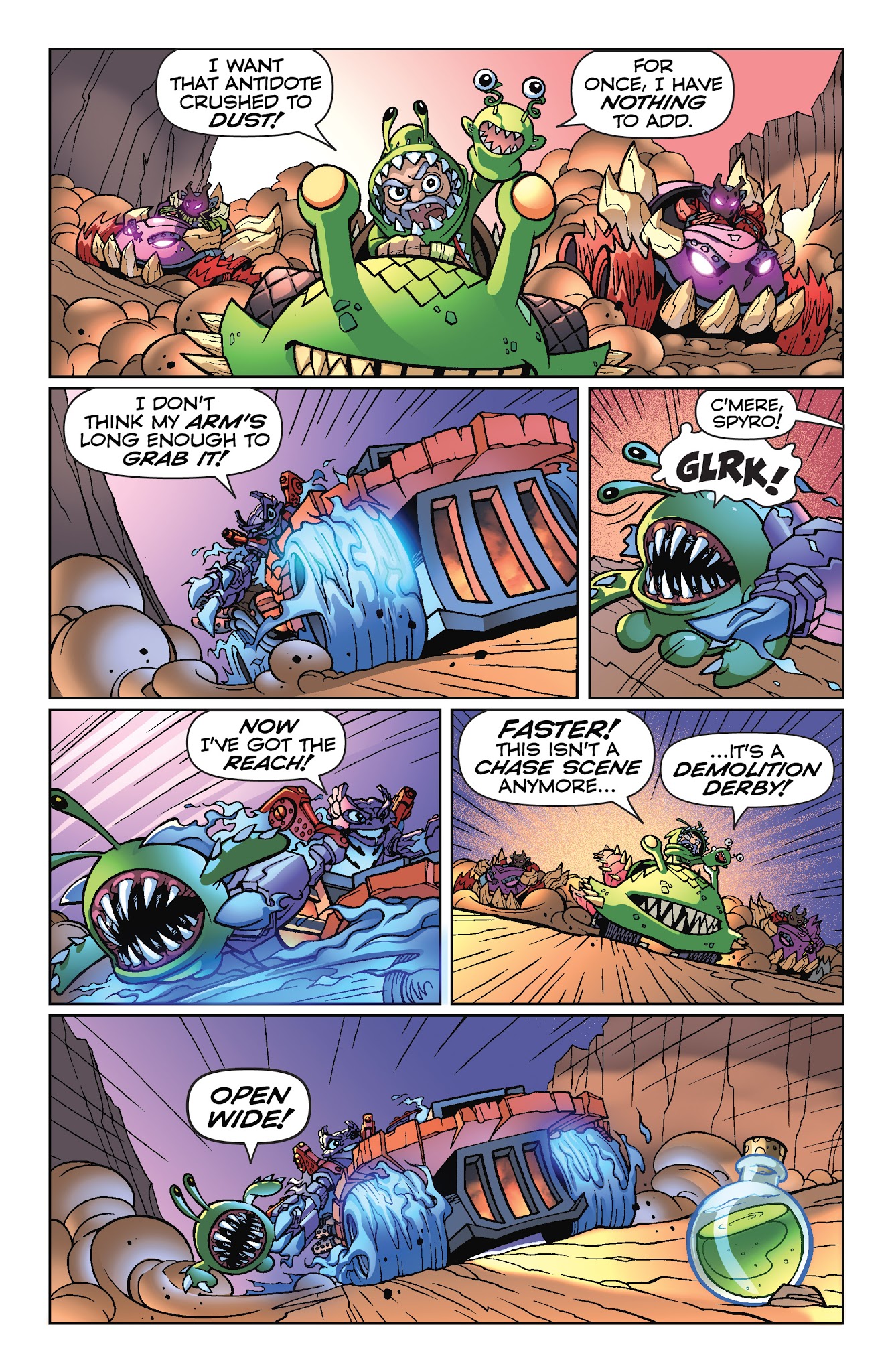 Read online Skylanders Quarterly-Spyro & Friends: Biting Back comic -  Issue # Full - 12