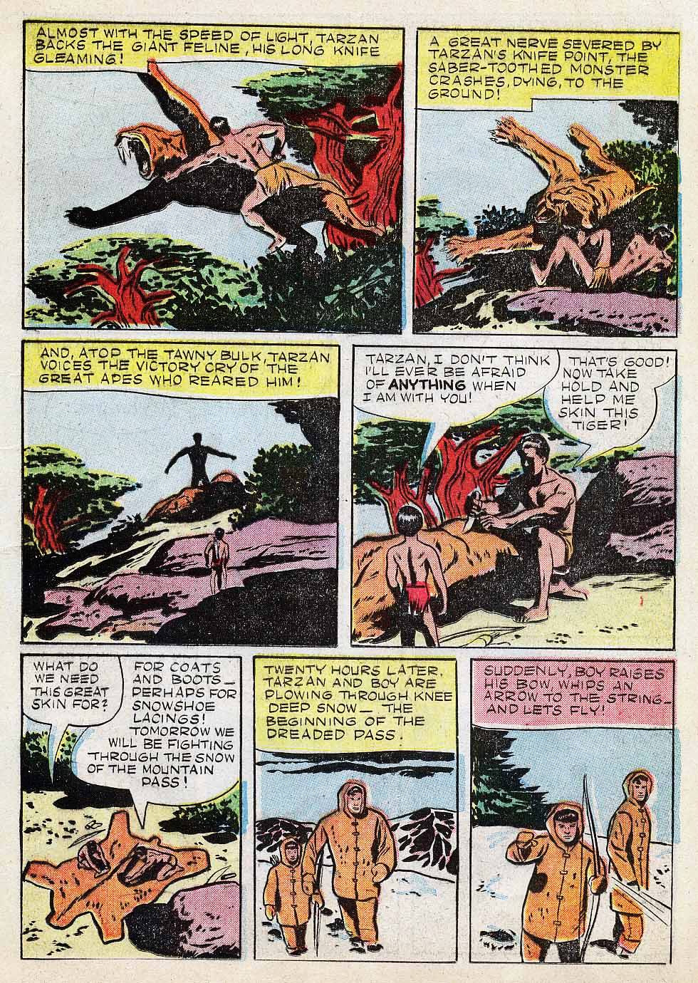 Read online Tarzan (1948) comic -  Issue #6 - 17