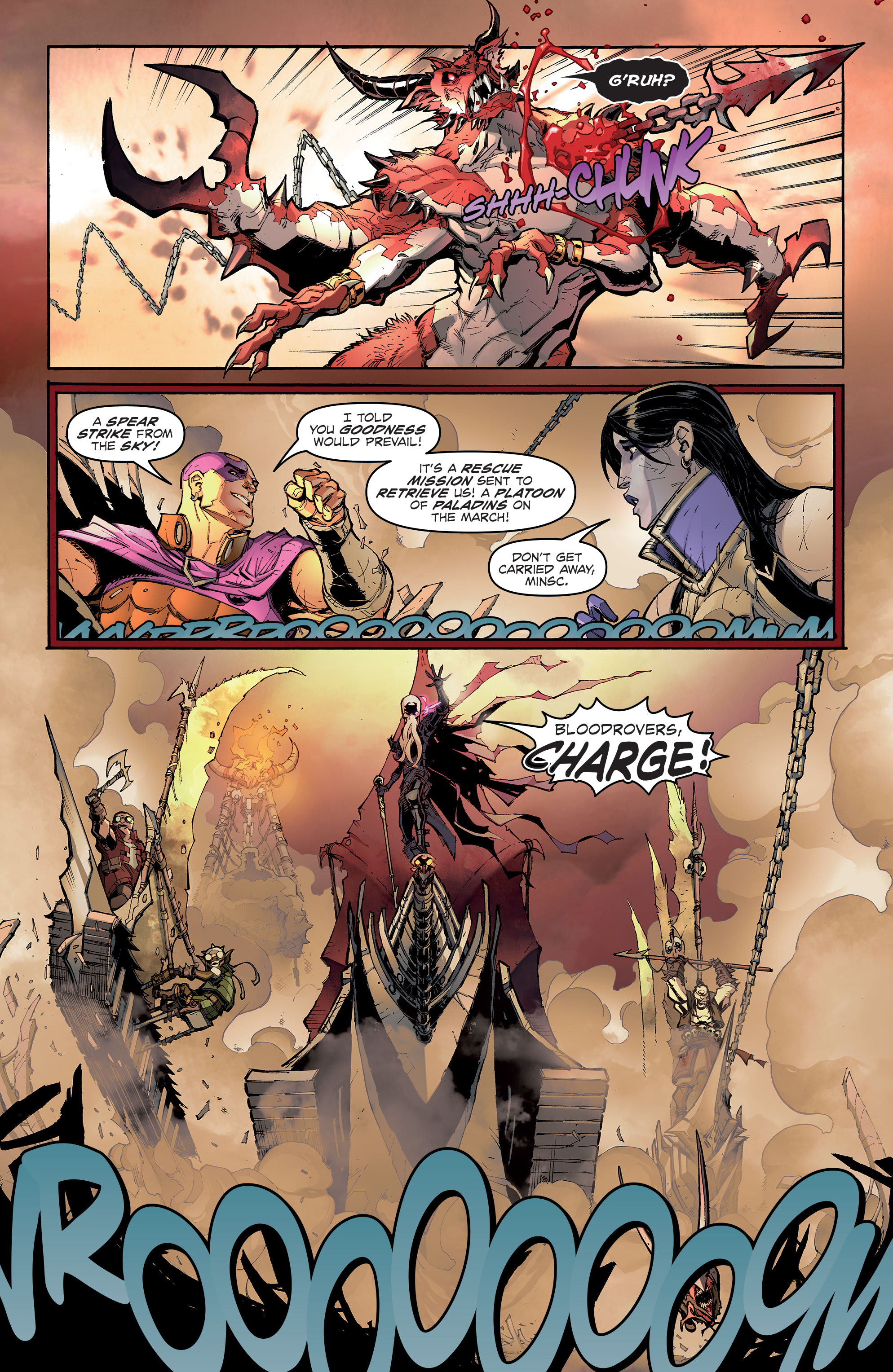 Read online Dungeons & Dragons: Infernal Tides comic -  Issue #4 - 10