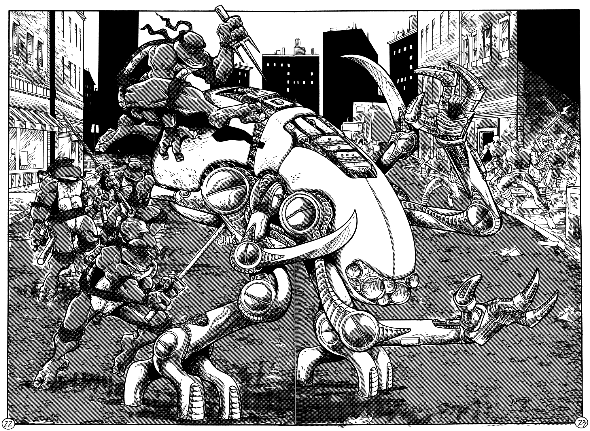 Read online Teenage Mutant Ninja Turtles (1984) comic -  Issue #52 - 23