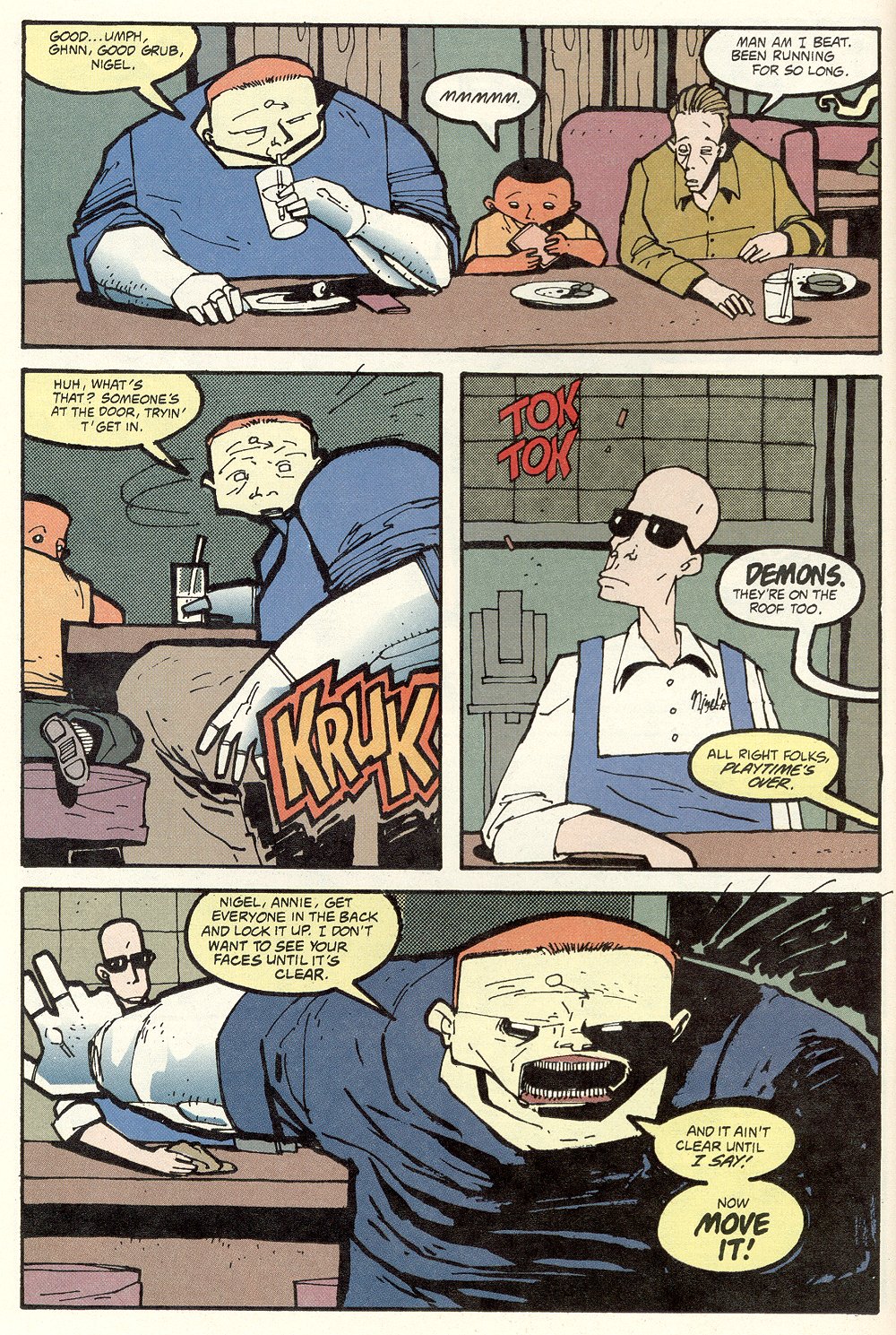 Read online Ted McKeever's Metropol AD comic -  Issue #1 - 26