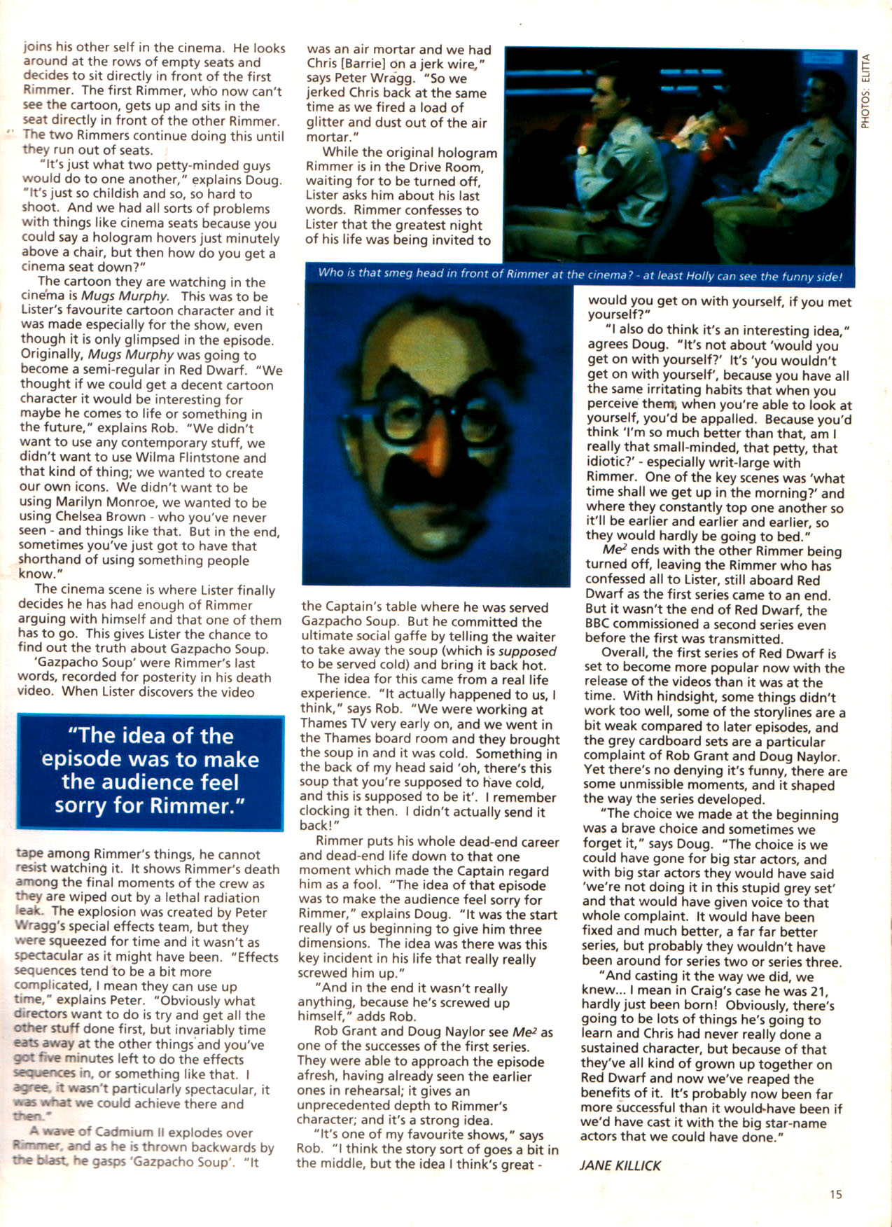 Read online Red Dwarf Smegazine (1993) comic -  Issue #6 - 15