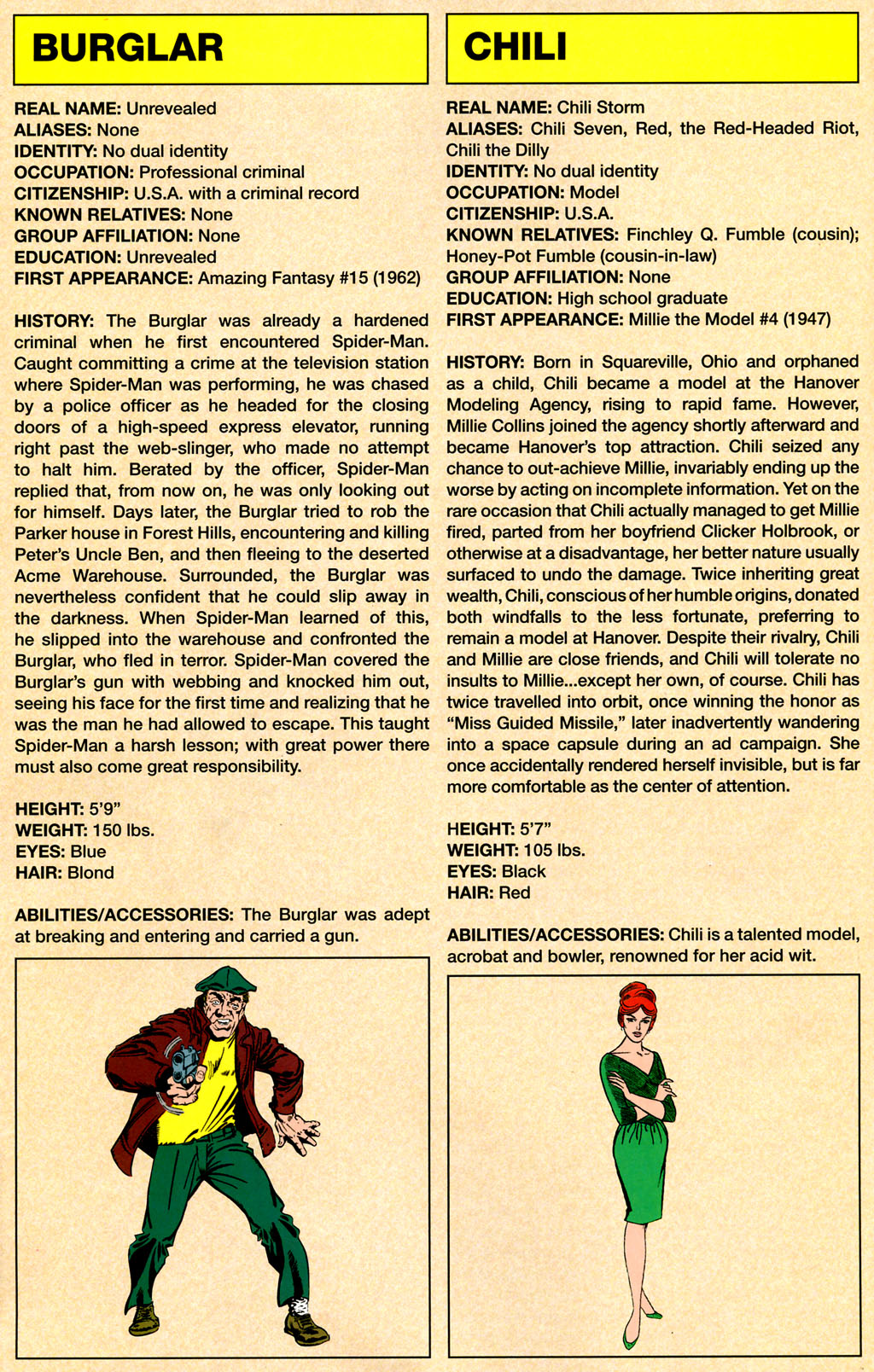 Read online The Marvel Legacy:  The 1960s-1990s Handbook comic -  Issue # Full - 10