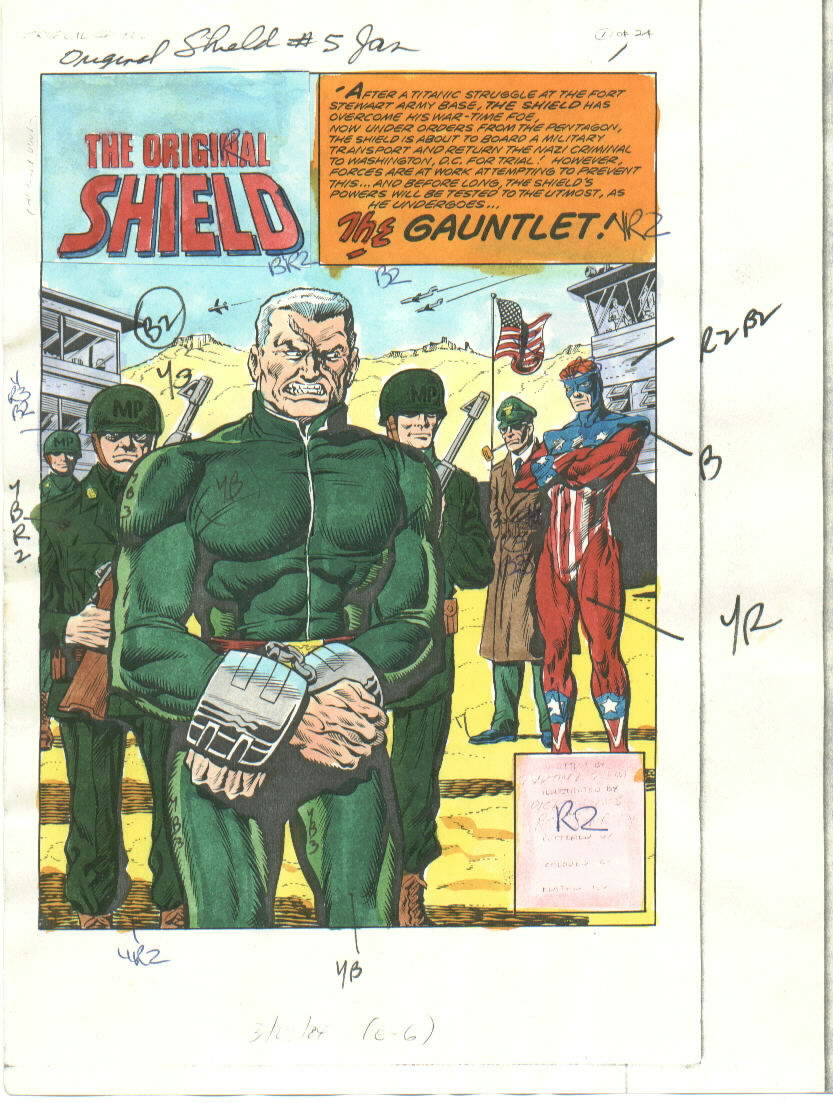 Read online The Original Shield comic -  Issue #5 - 1