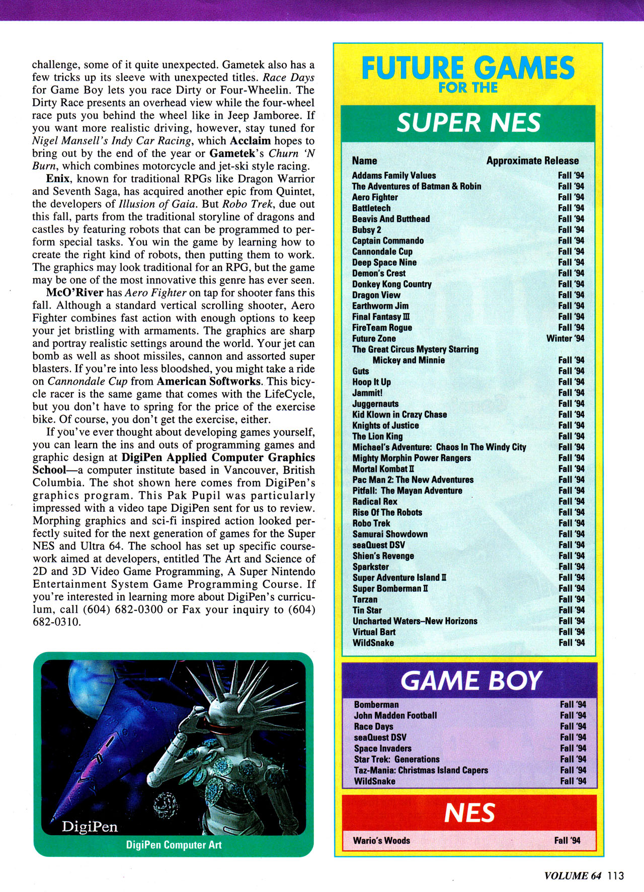 Read online Nintendo Power comic -  Issue #64 - 122