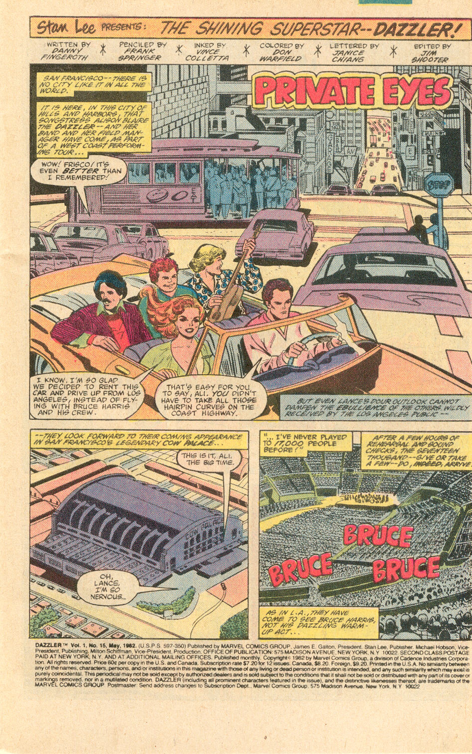 Read online Dazzler (1981) comic -  Issue #15 - 2