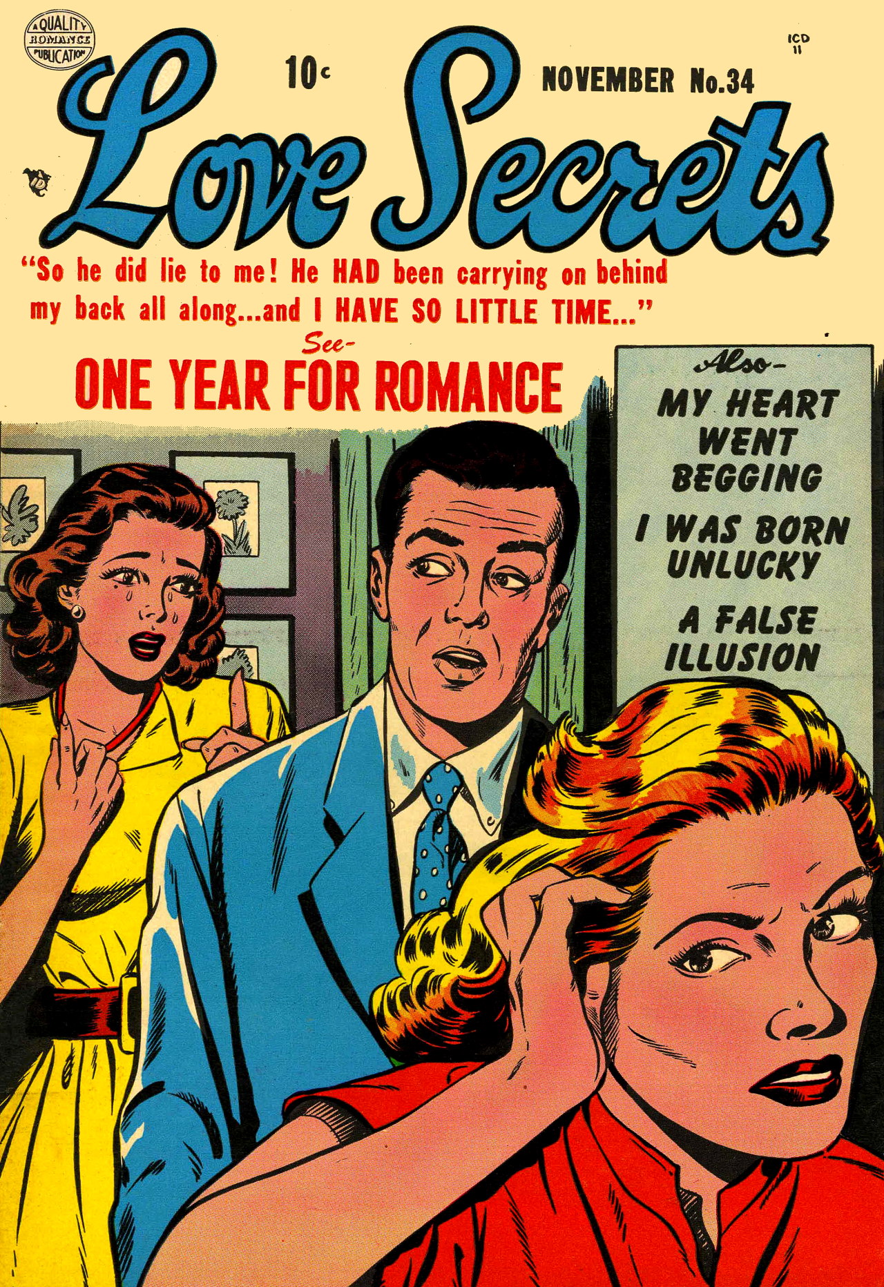 Read online Love Secrets (1953) comic -  Issue #34 - 1