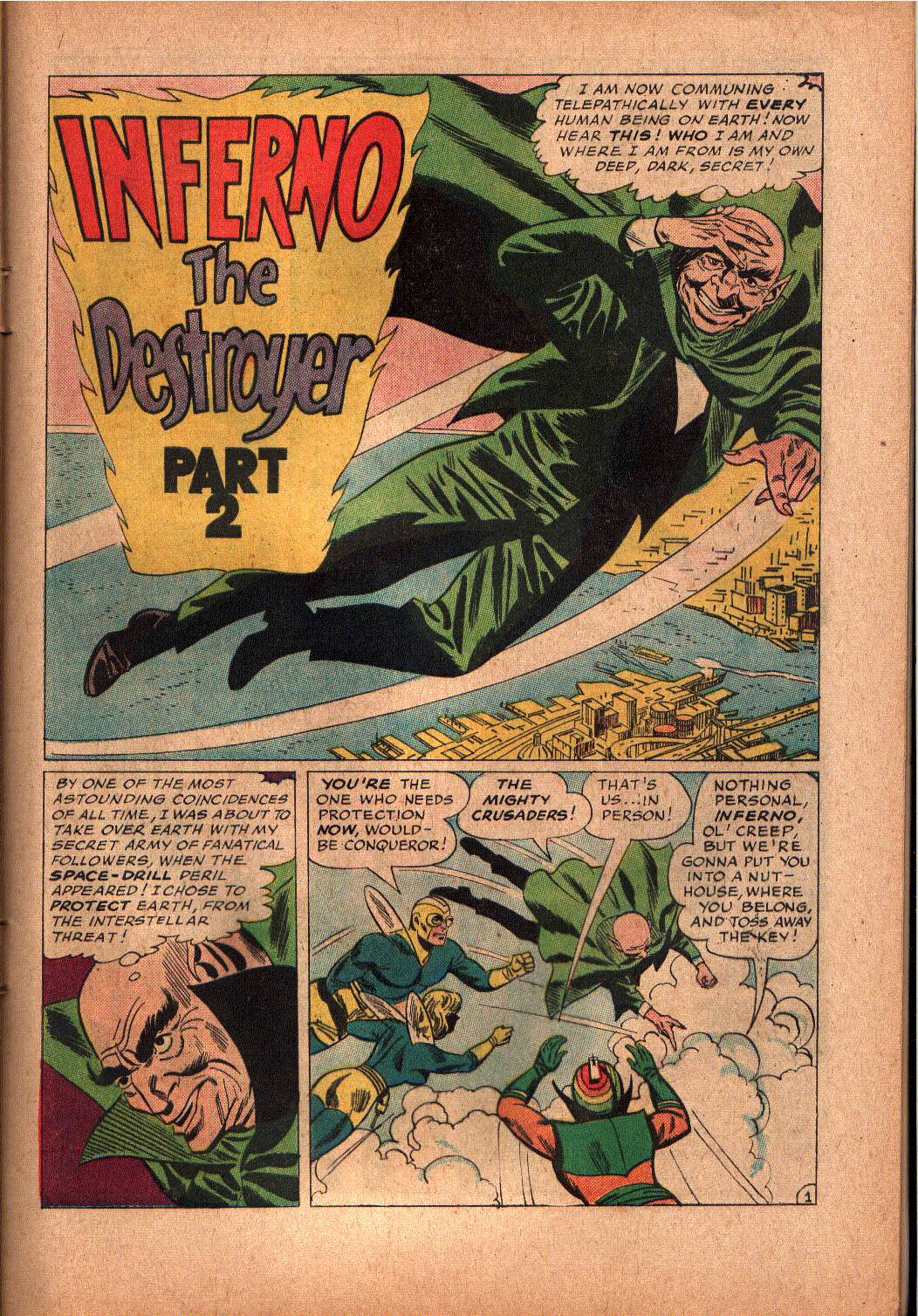 Read online The Mighty Crusaders (1965) comic -  Issue #2 - 10