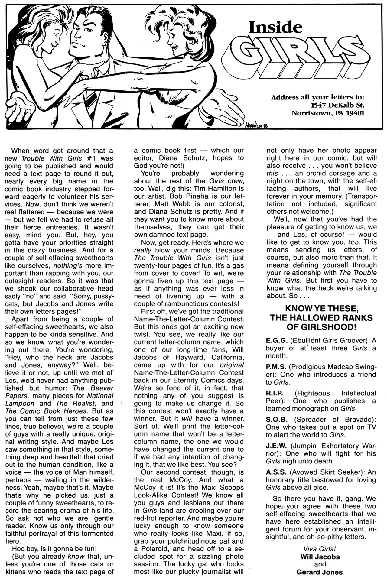 Read online The Trouble With Girls (1989) comic -  Issue #1 - 28