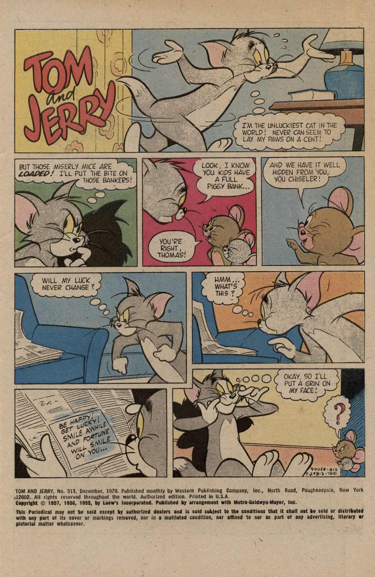 Read online Tom and Jerry comic -  Issue #313 - 3