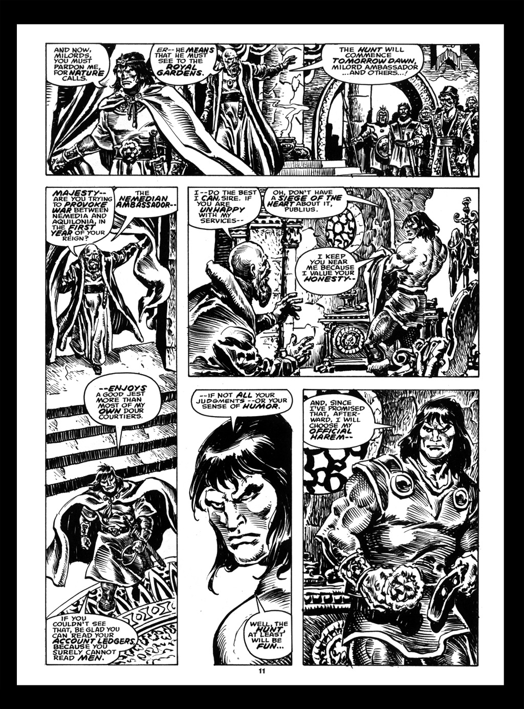 Read online The Savage Sword Of Conan comic -  Issue #214 - 12