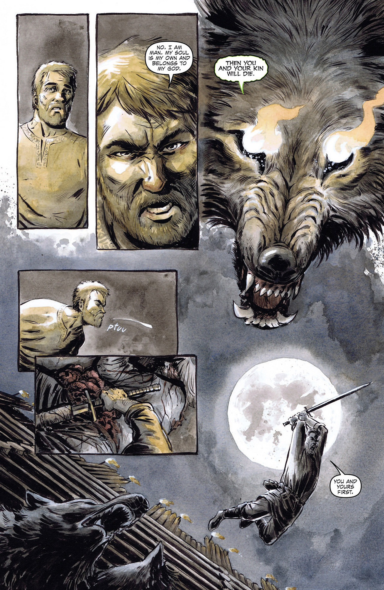 Read online Night of 1000 Wolves comic -  Issue #3 - 8