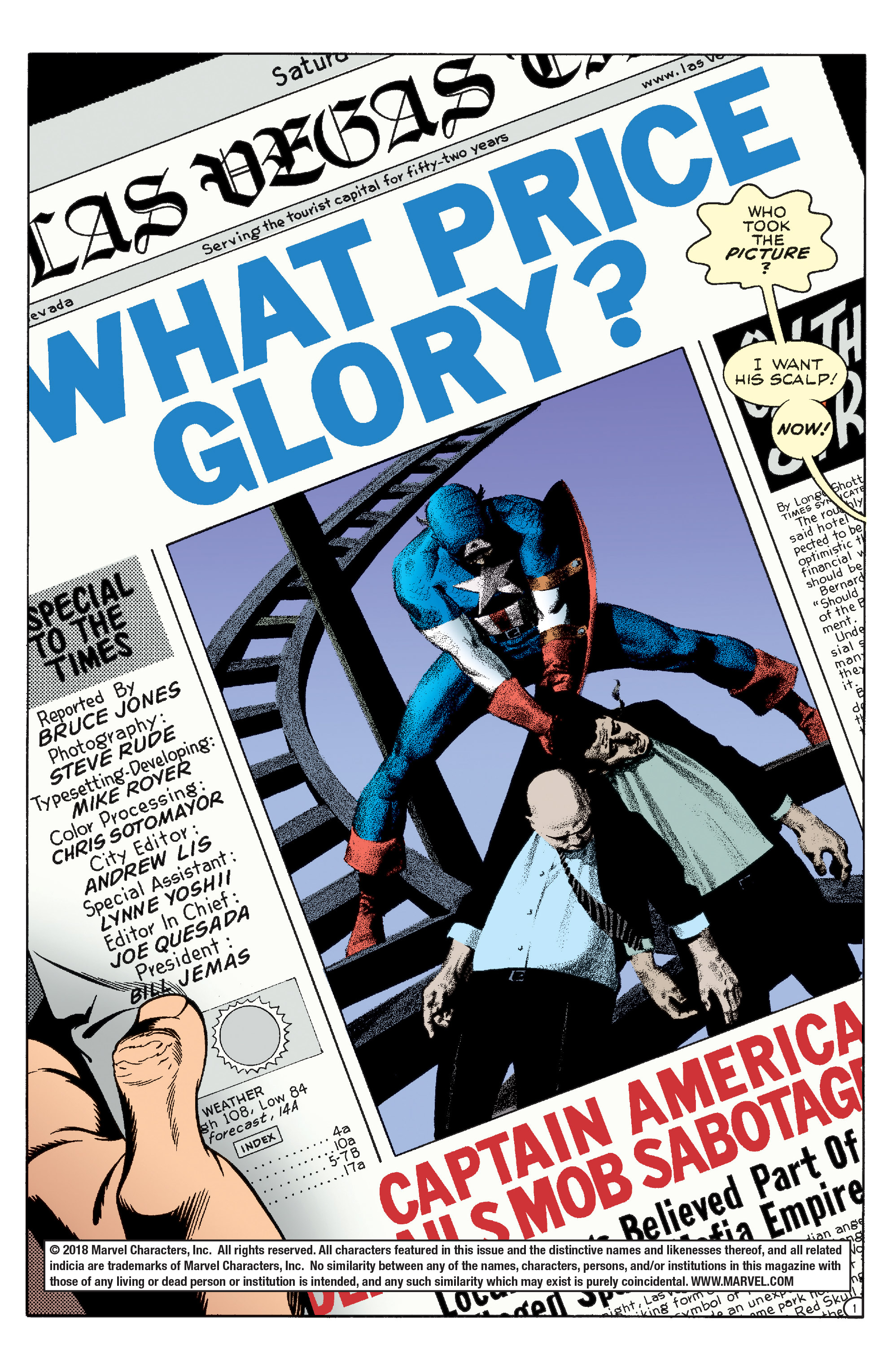 Captain America: What Price Glory 3 Page 1