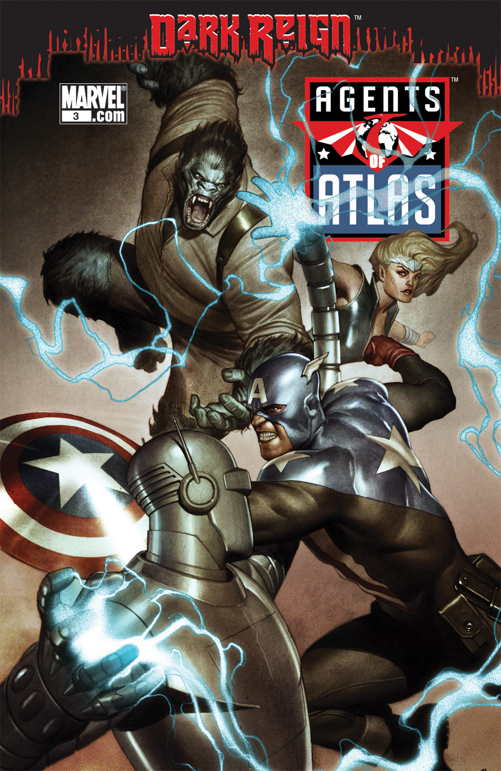 Read online Agents Of Atlas (2009) comic -  Issue #3 - 1