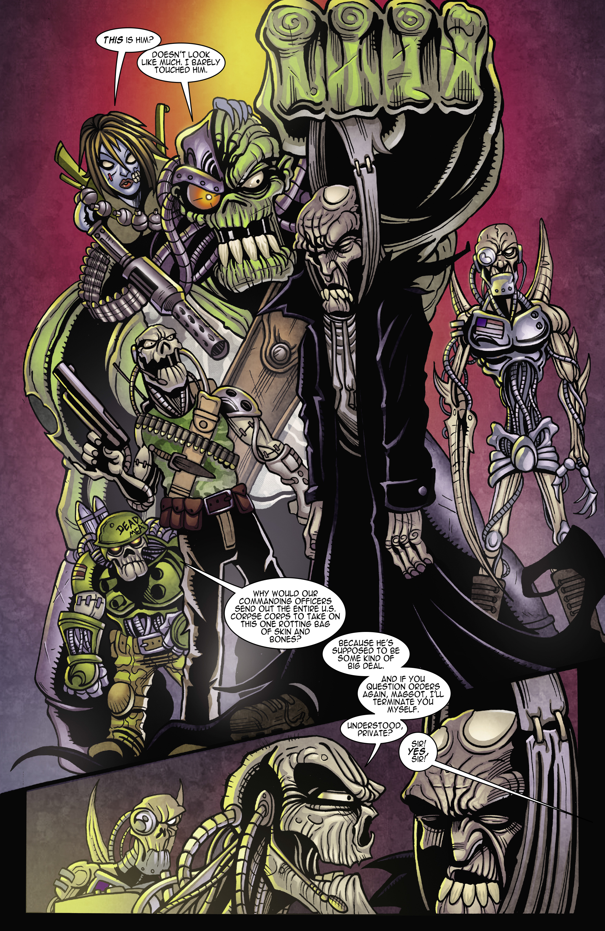 Read online The Living Corpse: Exhumed comic -  Issue #4 - 17