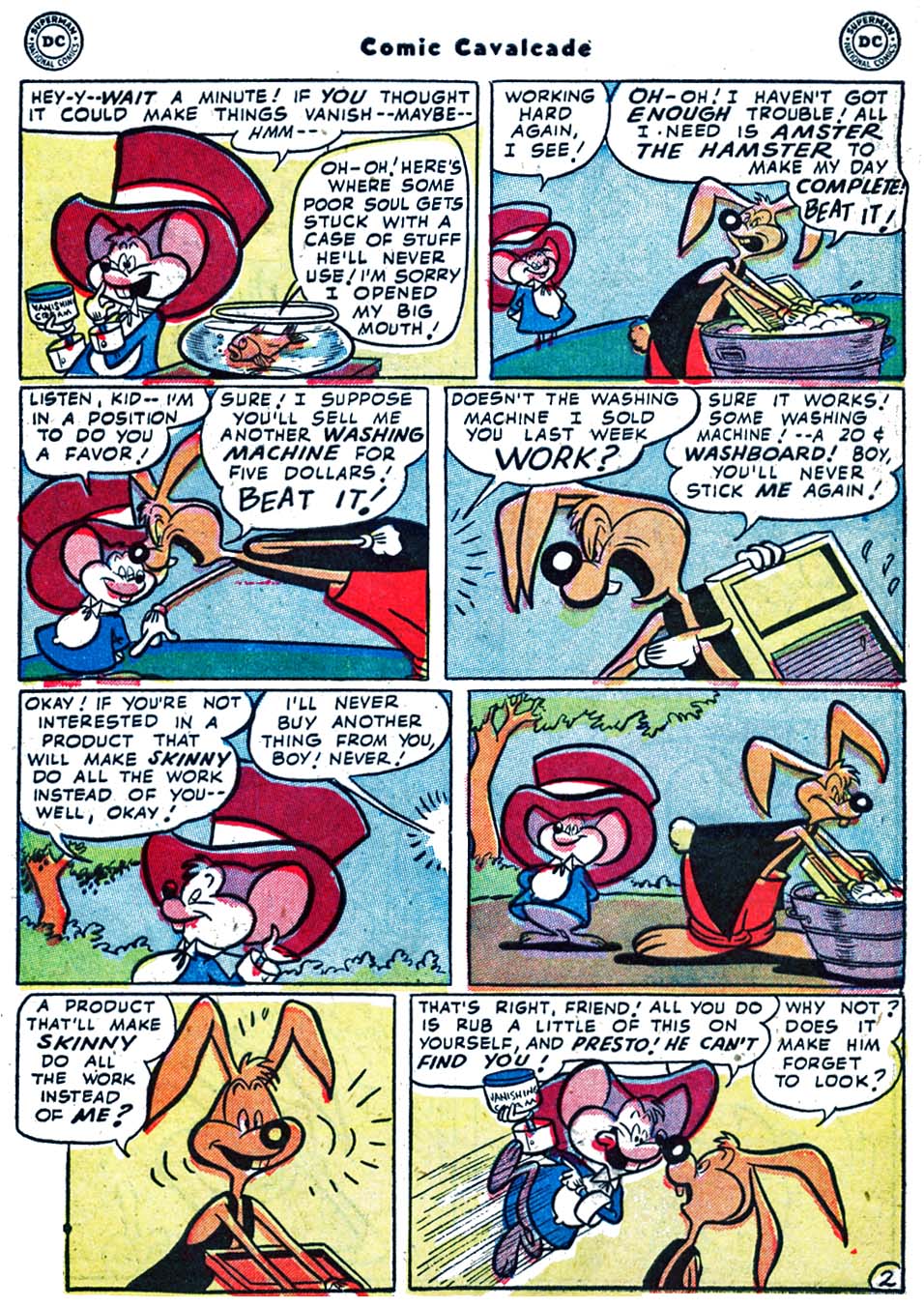 Read online Comic Cavalcade comic -  Issue #62 - 11