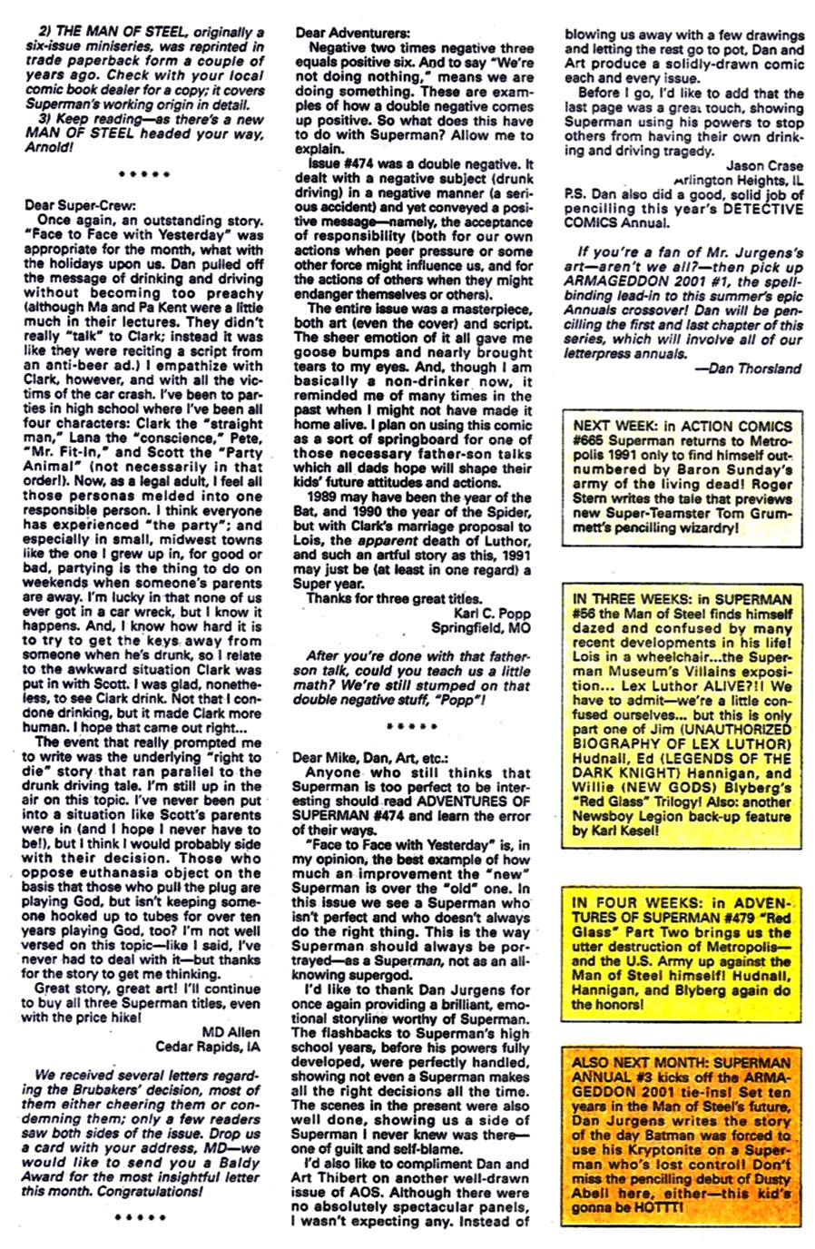 Read online Adventures of Superman (1987) comic -  Issue #478 - 25