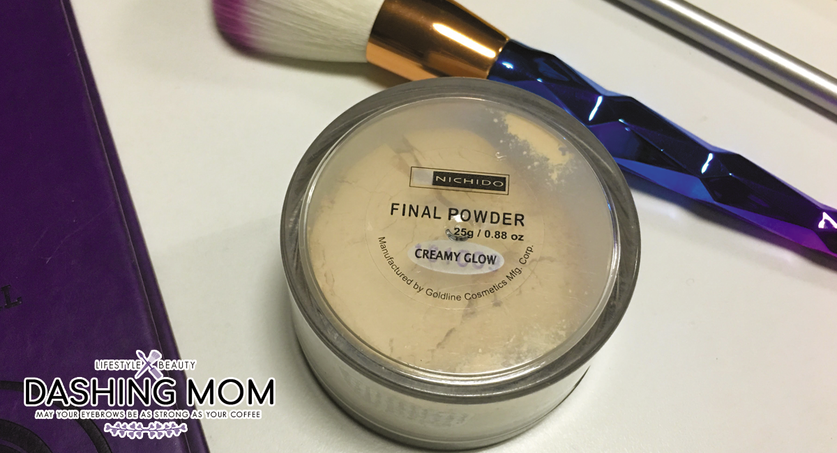 nichido final powder in creamy glow