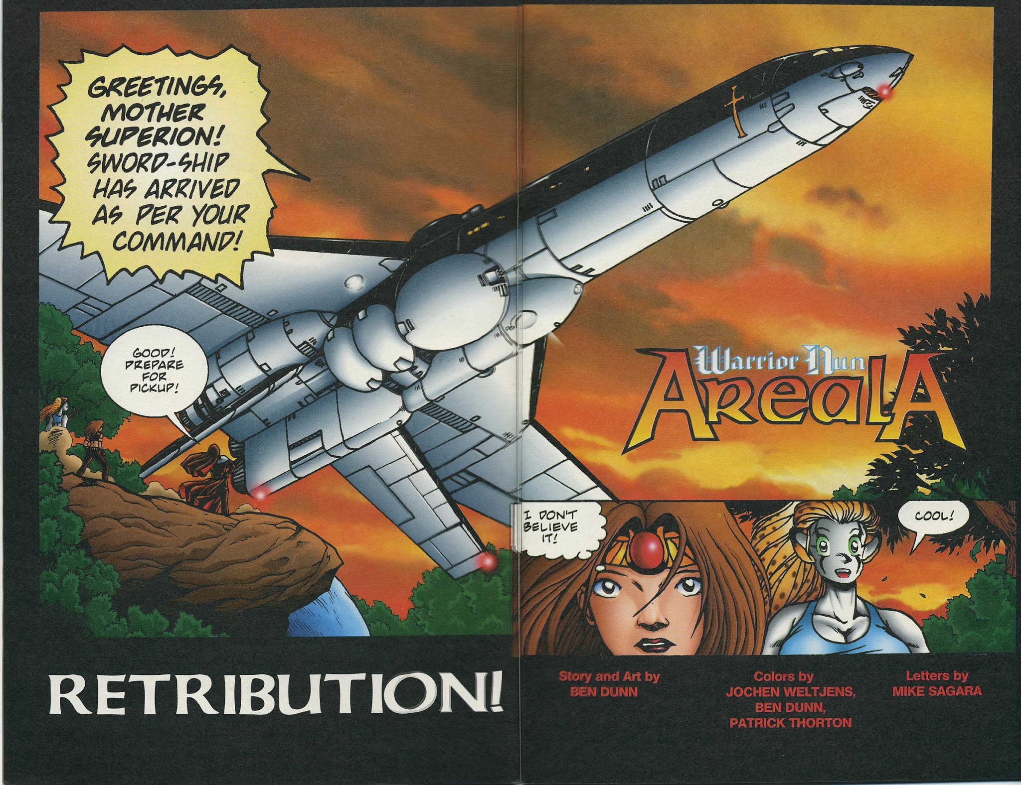 Read online Warrior Nun Areala: Rituals comic -  Issue #6 - 6