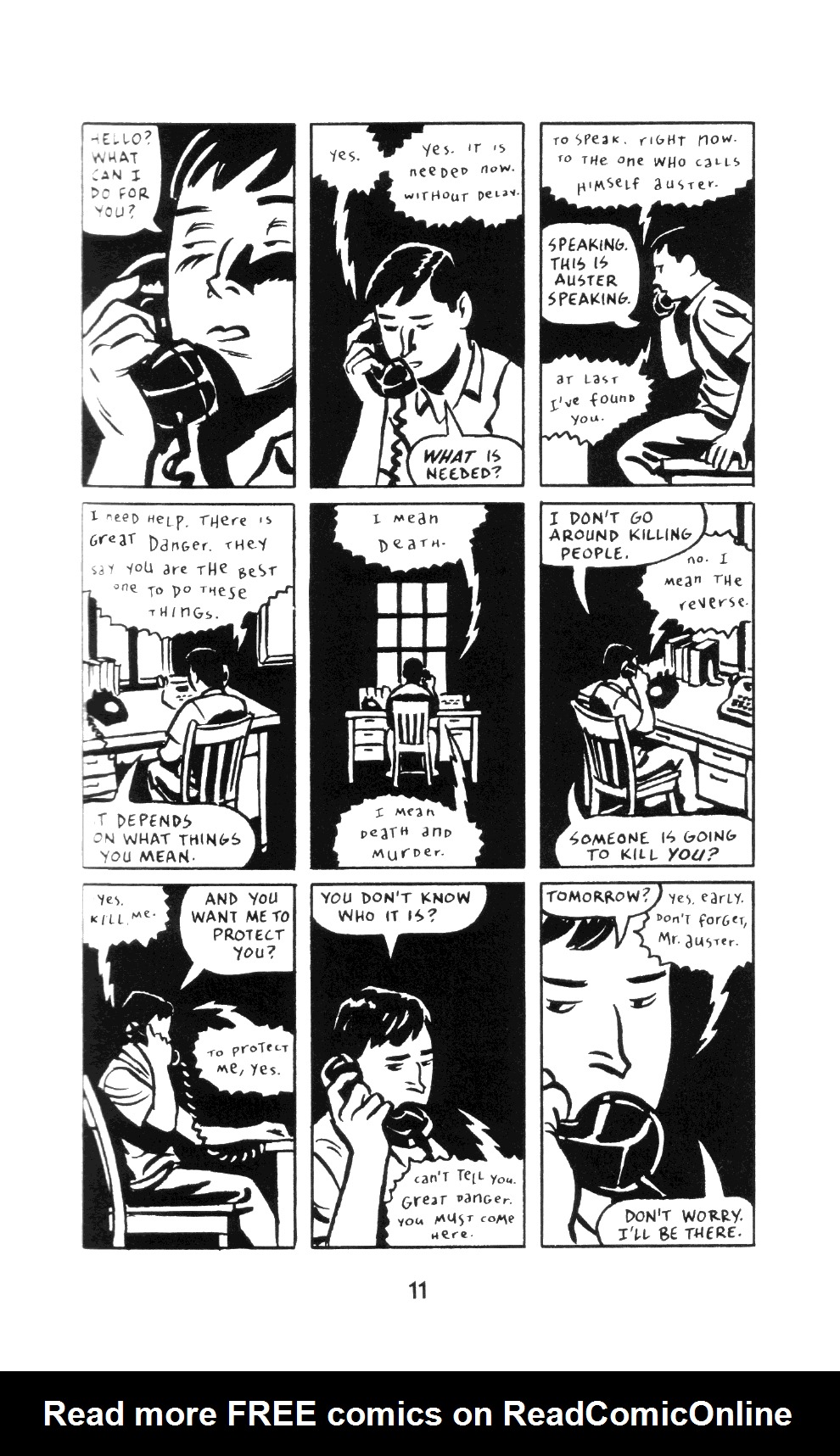 Read online Neon Lit: Paul Auster's City of Glass comic -  Issue # TPB (Part 1) - 17