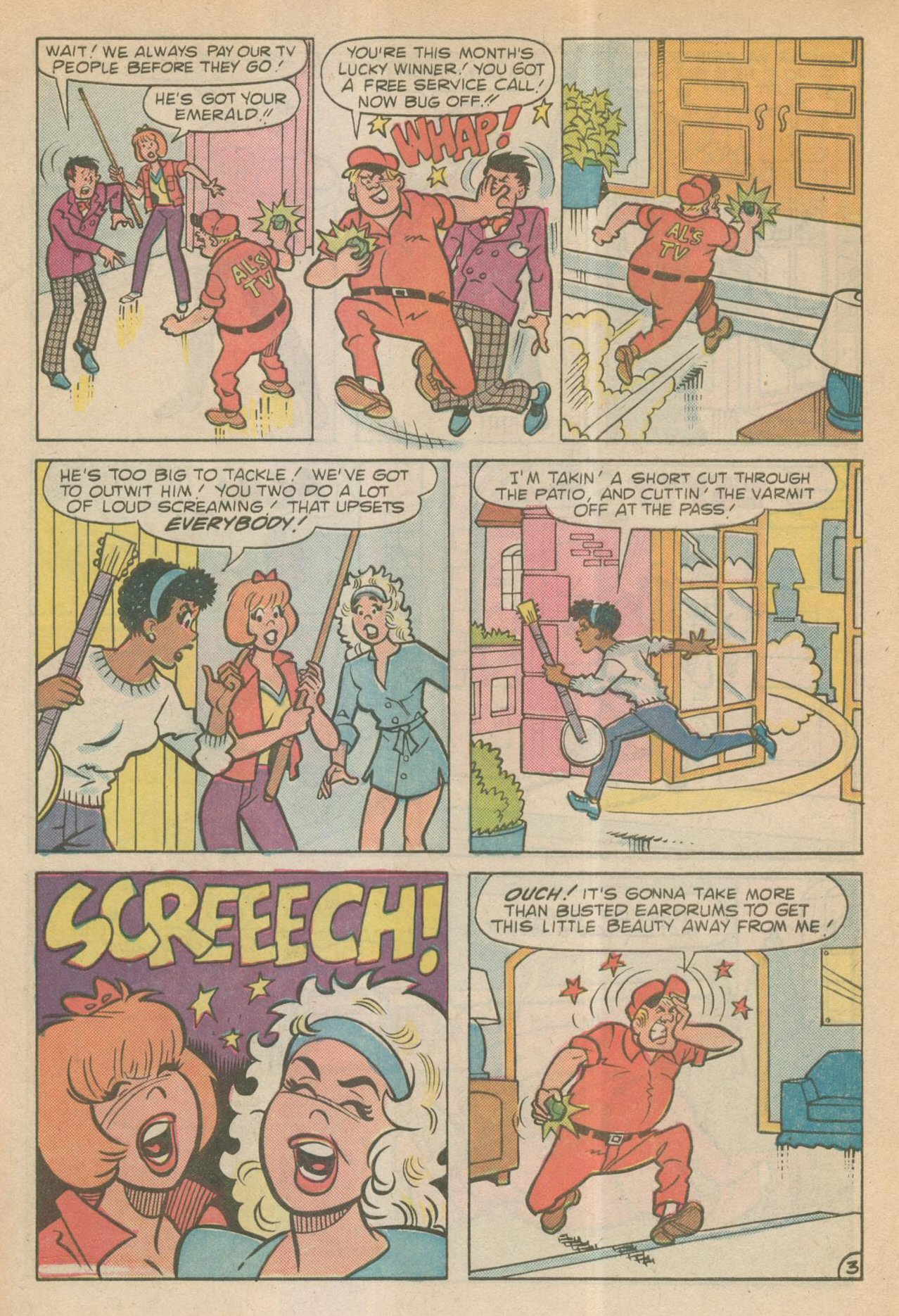 Read online Archie's TV Laugh-Out comic -  Issue #103 - 31