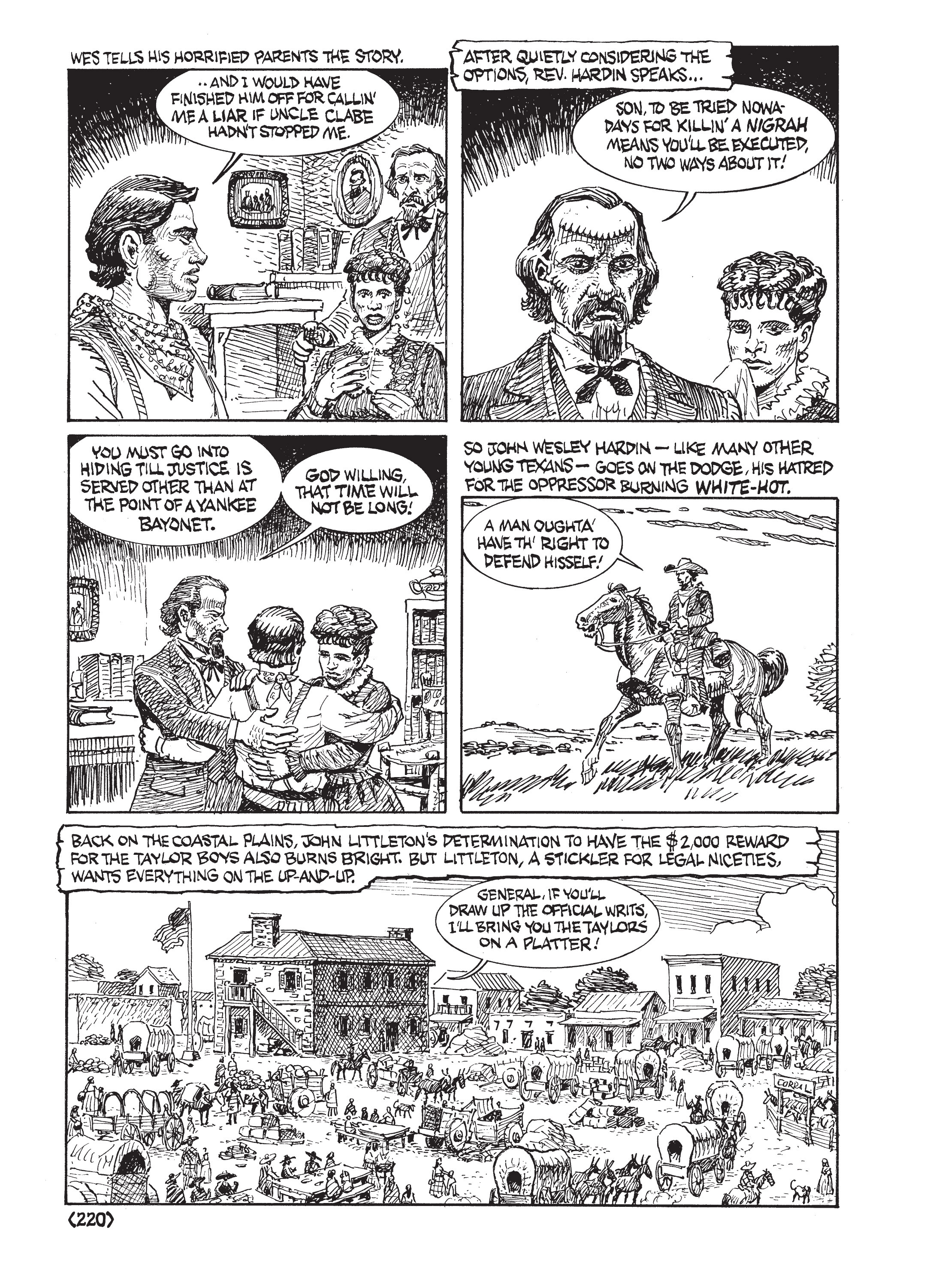 Read online Jack Jackson's American History: Los Tejanos and Lost Cause comic -  Issue # TPB (Part 3) - 18