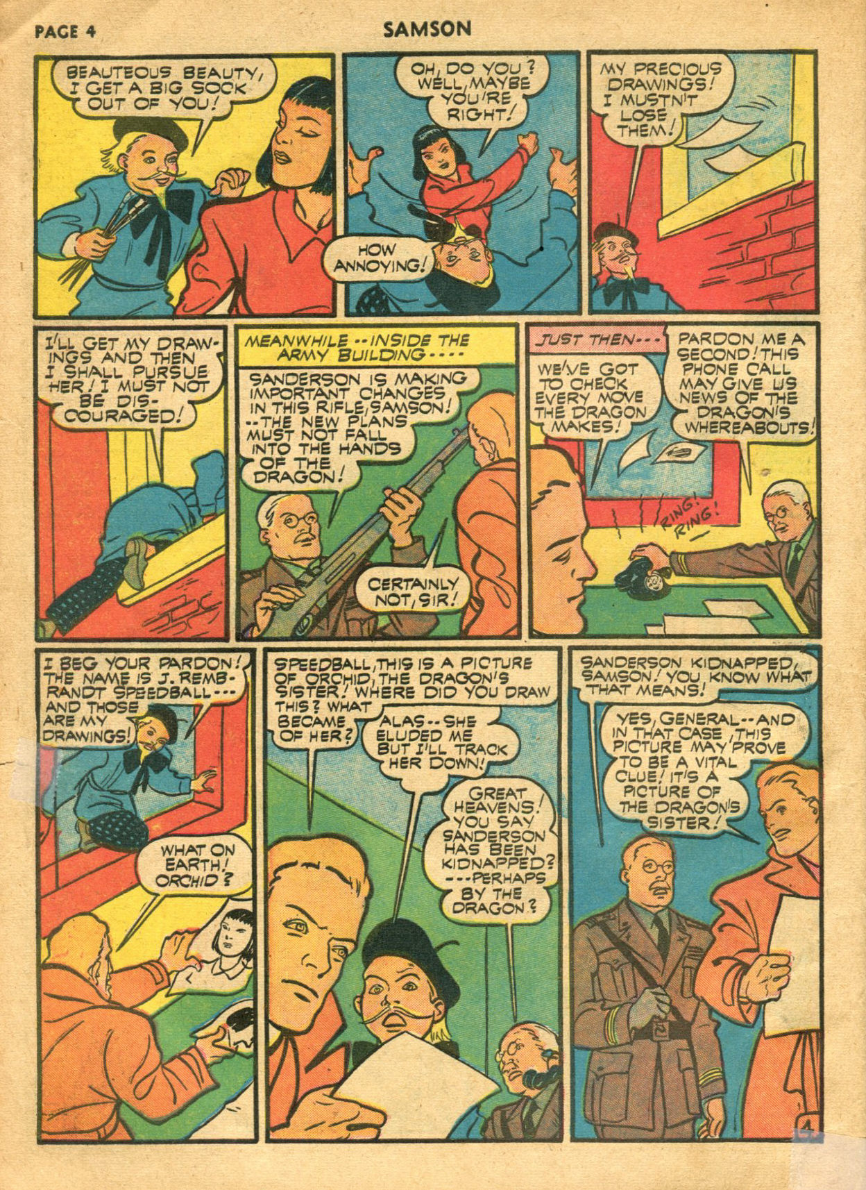 Read online Samson (1940) comic -  Issue #6 - 6