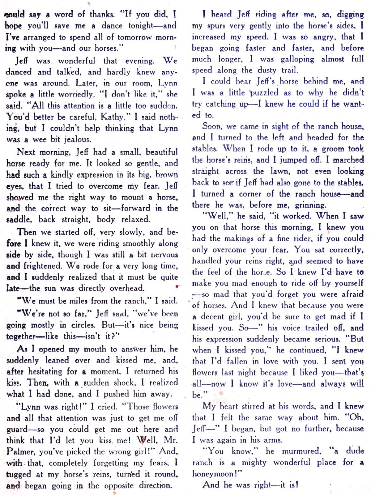 Read online Romance Trail comic -  Issue #2 - 36