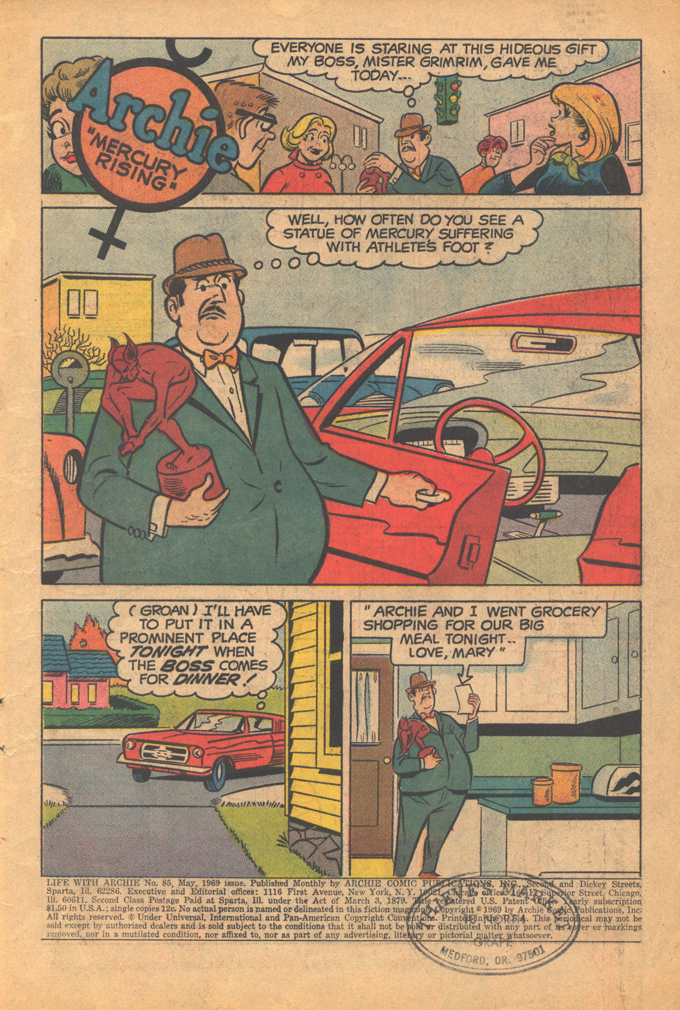 Read online Life With Archie (1958) comic -  Issue #85 - 3