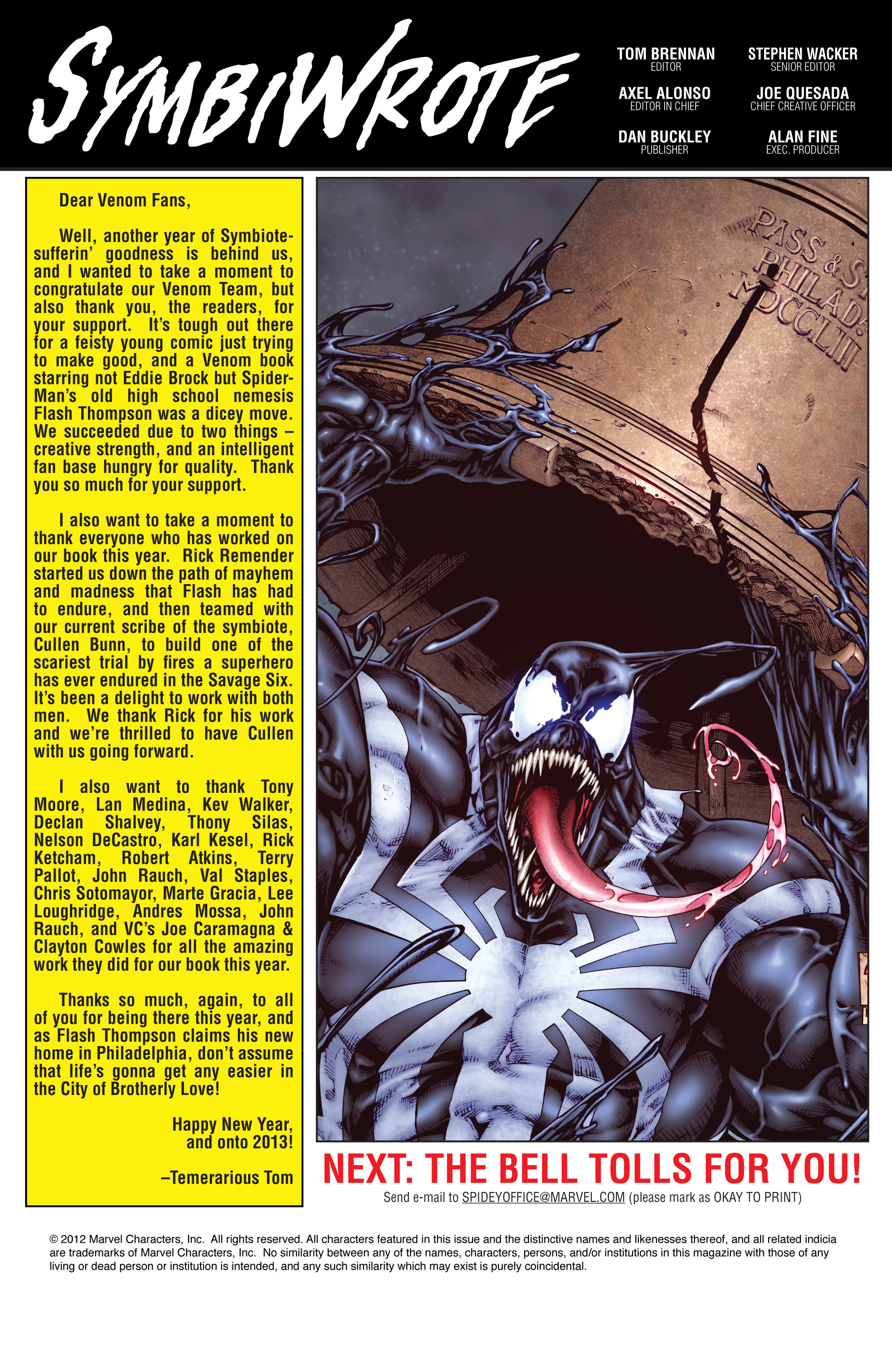 Read online Venom (2011) comic -  Issue #28 - 22