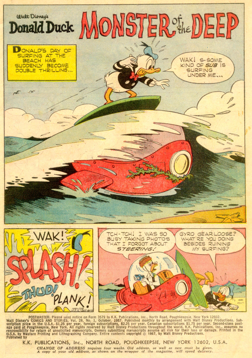 Read online Walt Disney's Comics and Stories comic -  Issue #325 - 2