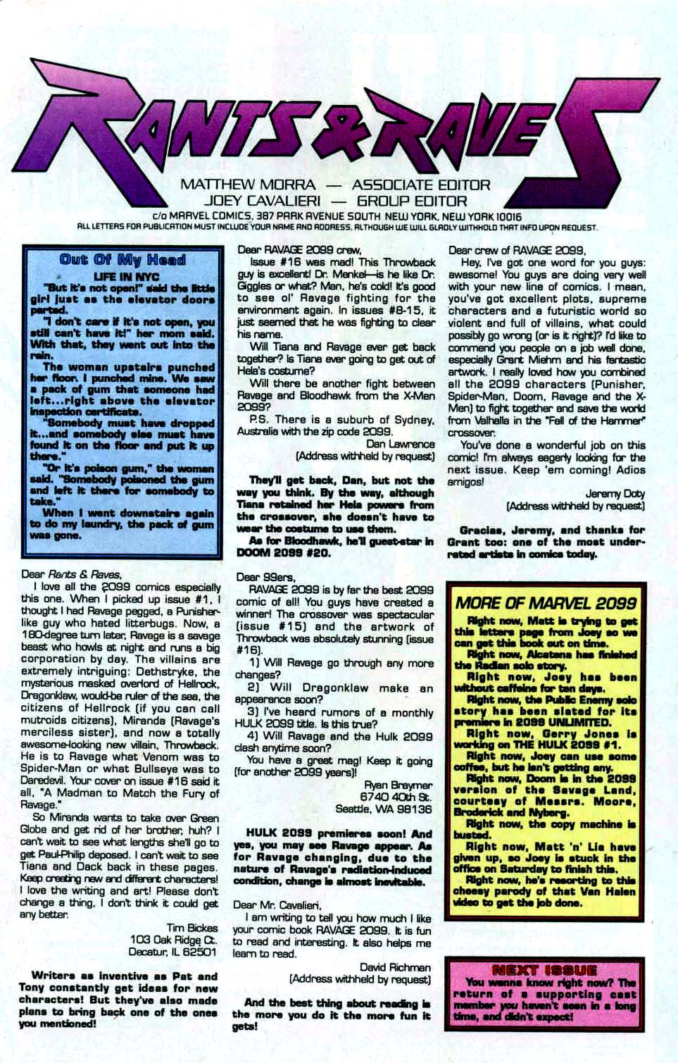 Read online Ravage 2099 comic -  Issue #20 - 25