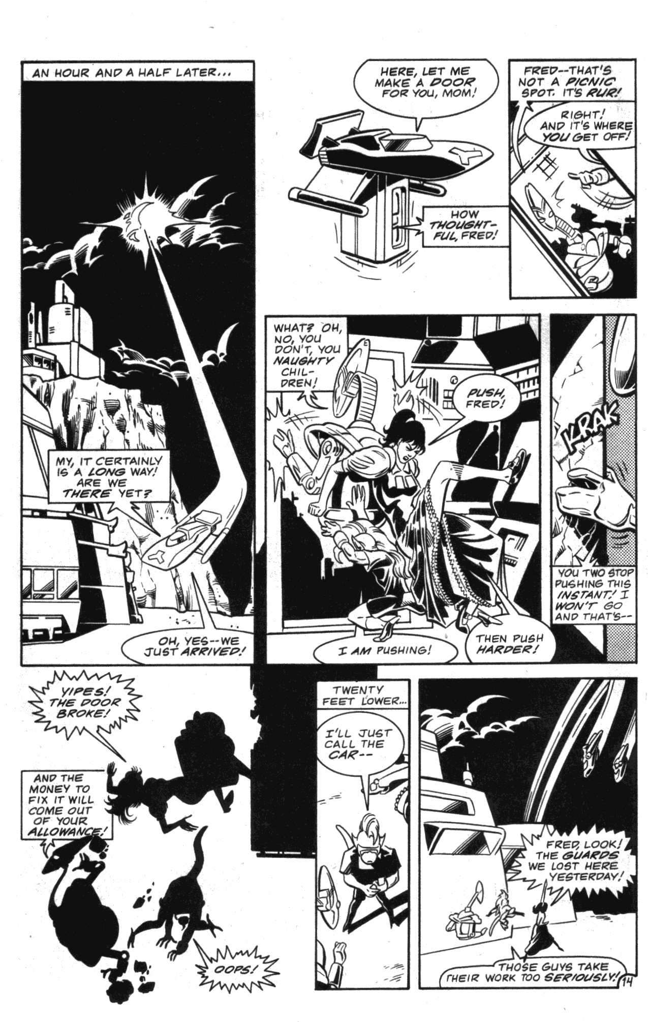 Read online Aristocratic Xtraterrestrial Time-Traveling Thieves comic -  Issue #3 - 16