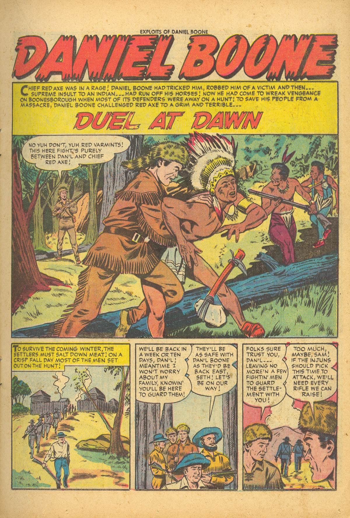 Read online Exploits of Daniel Boone comic -  Issue #2 - 13